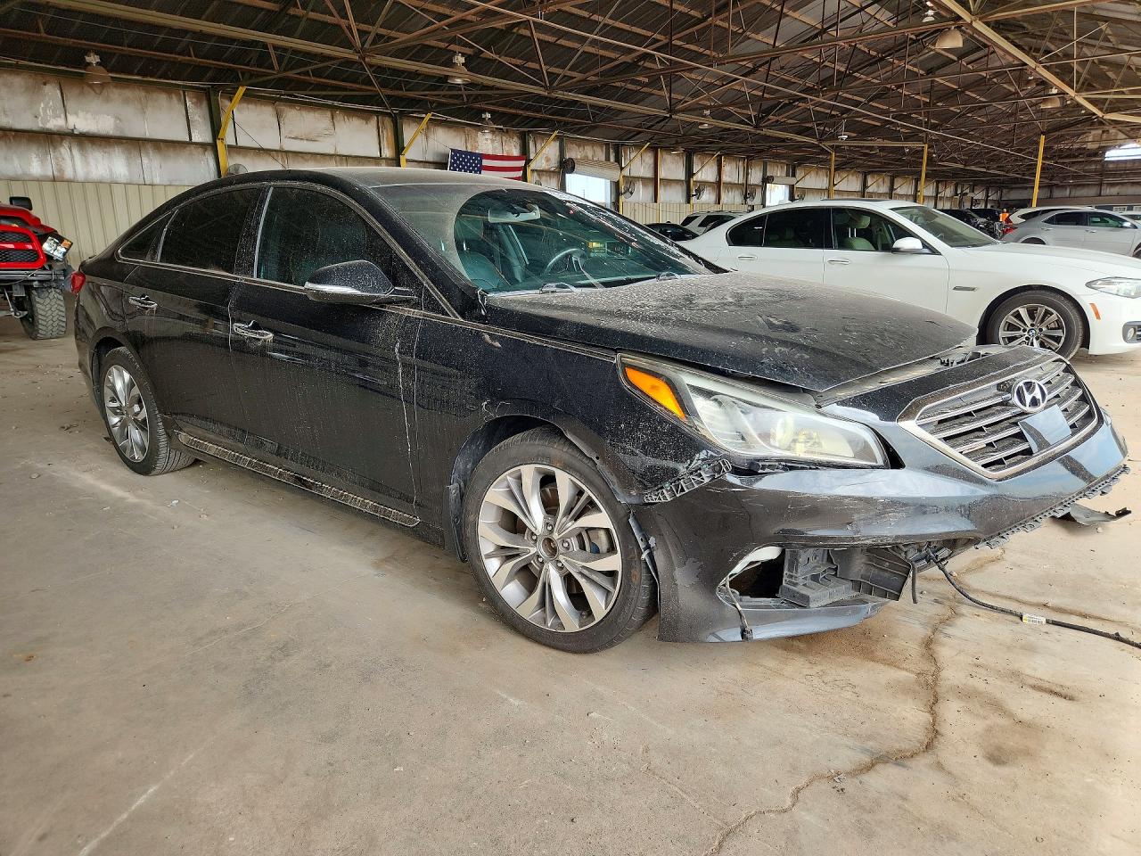 2015 Hyundai Sonata Limited 2.0t Black vin: 5NPE34AB7FH243577