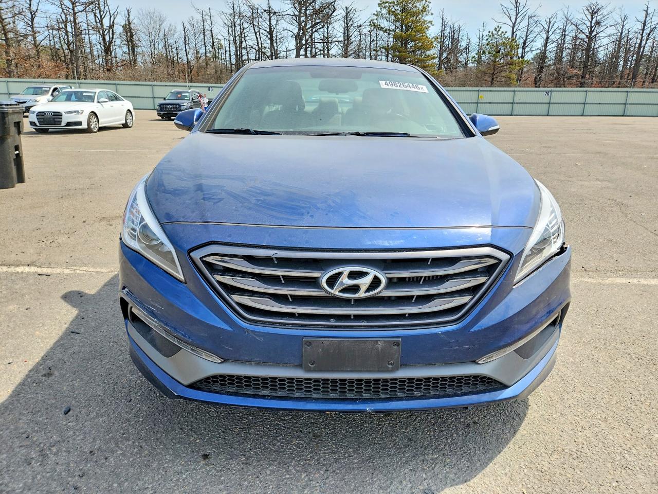2017 Hyundai Sonata Sport 2.0t Blue vin: 5NPE34AB7HH536902