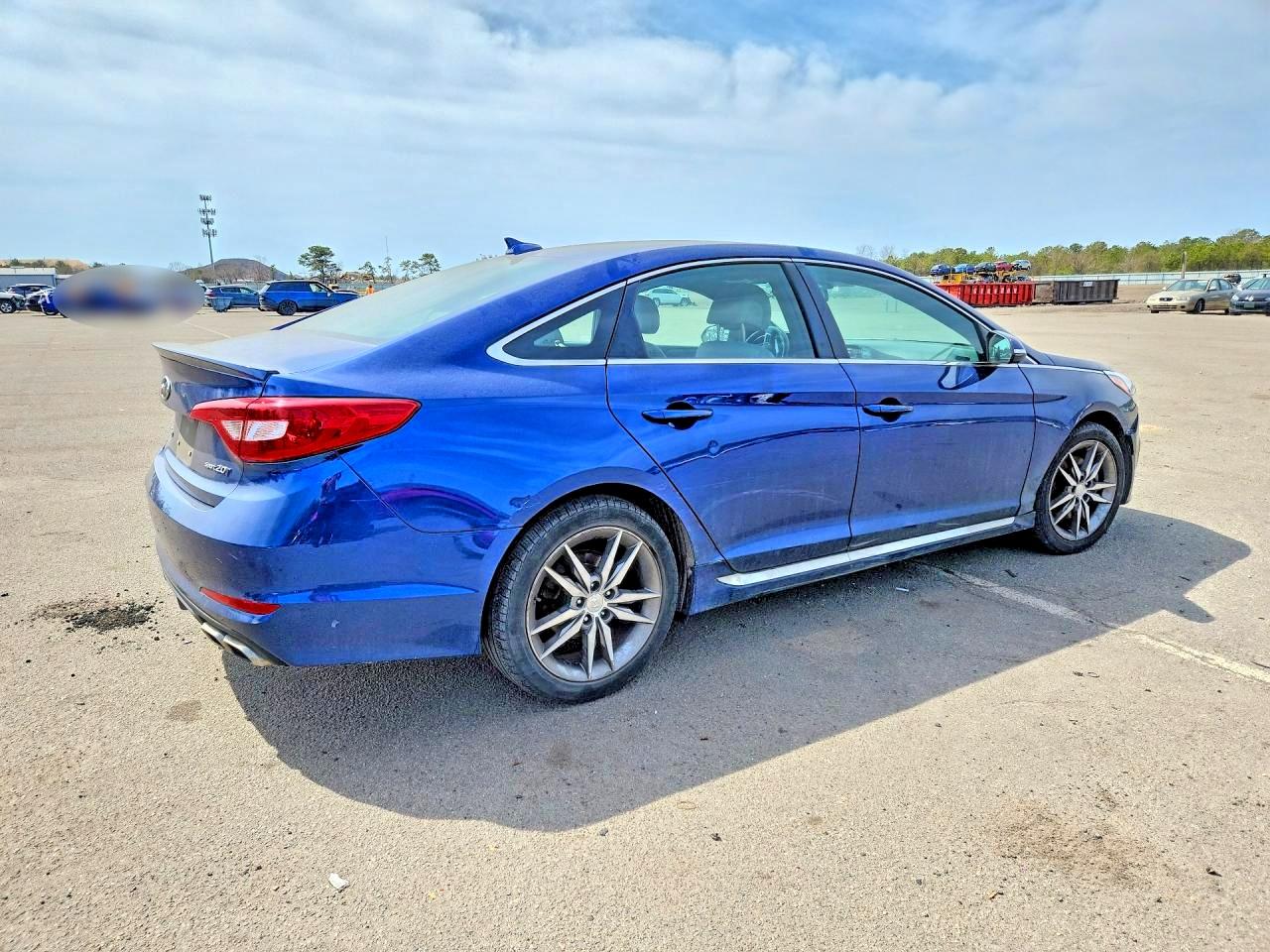 2017 Hyundai Sonata Sport 2.0t Blue vin: 5NPE34AB7HH536902