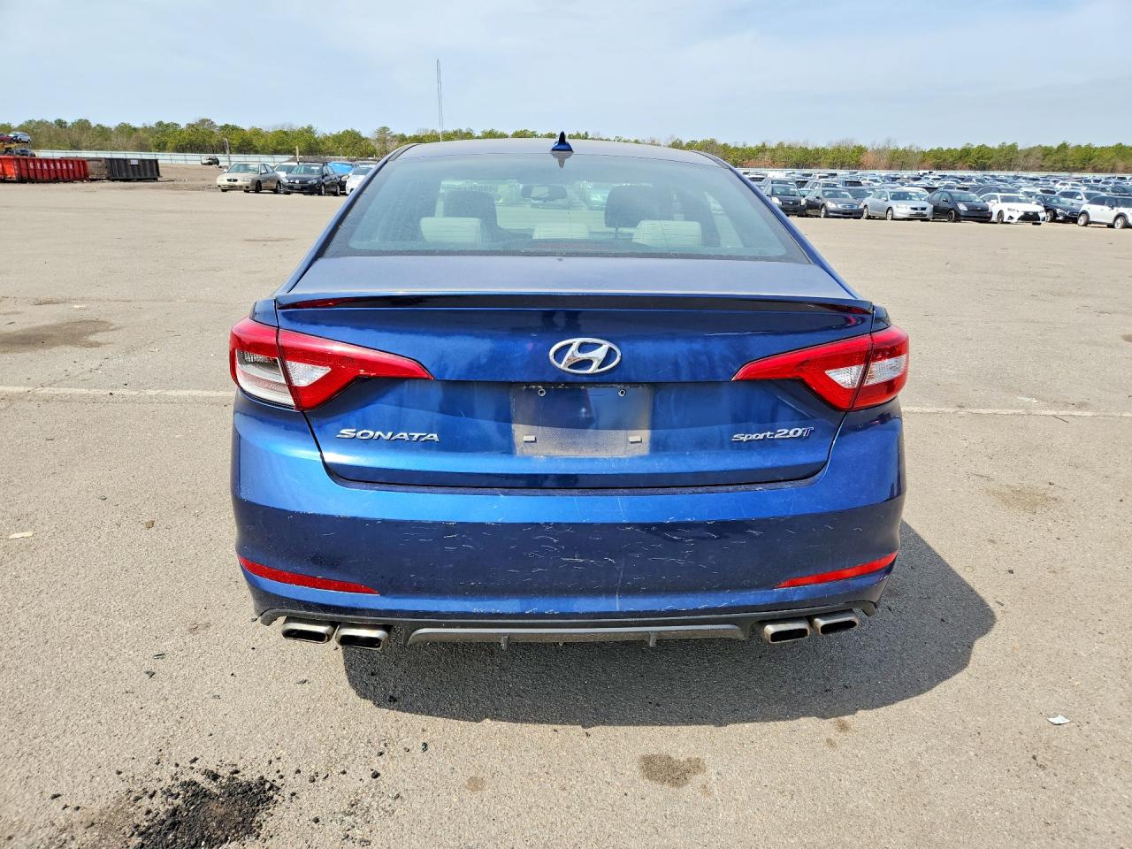 2017 Hyundai Sonata Sport 2.0t Blue vin: 5NPE34AB7HH536902