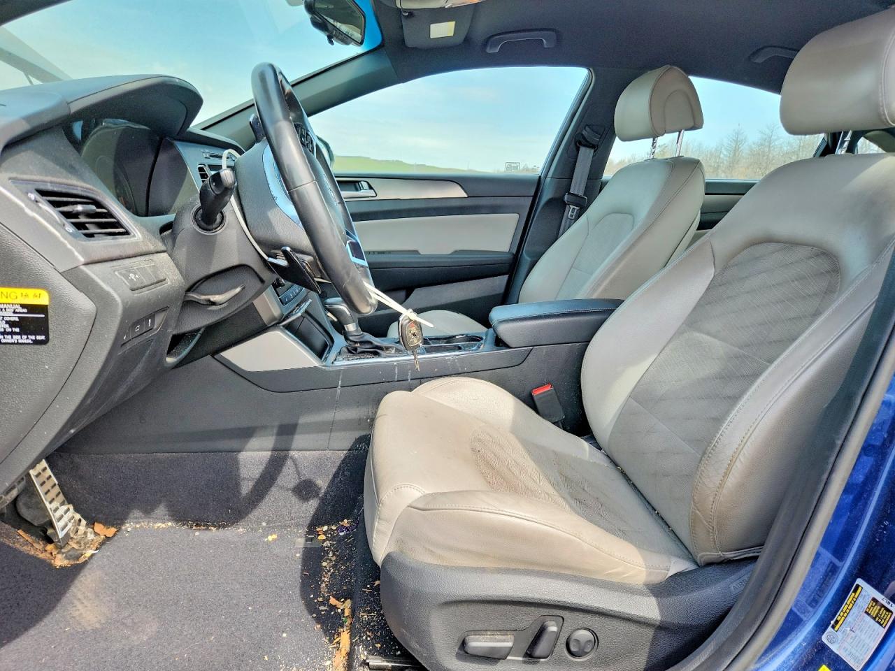 2017 Hyundai Sonata Sport 2.0t Blue vin: 5NPE34AB7HH536902