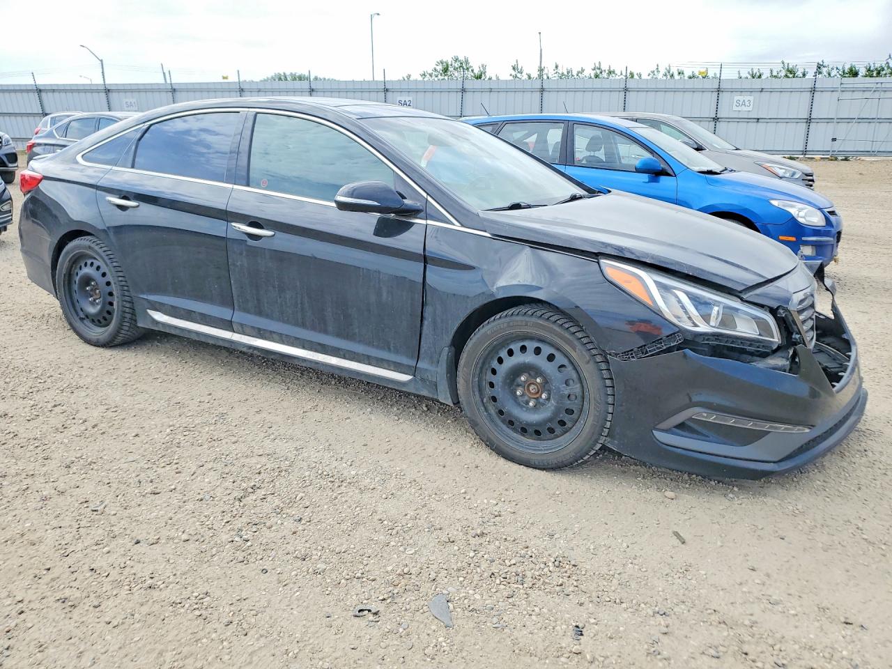 2015 Hyundai Sonata Sport 2.0t Black vin: 5NPE34AB8FH112691