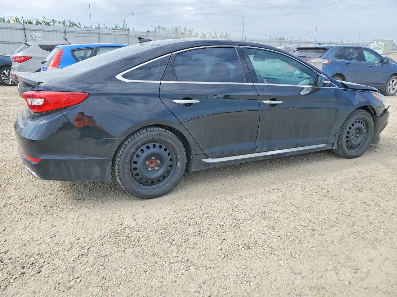 2015 Hyundai Sonata Sport 2.0t Black vin: 5NPE34AB8FH112691