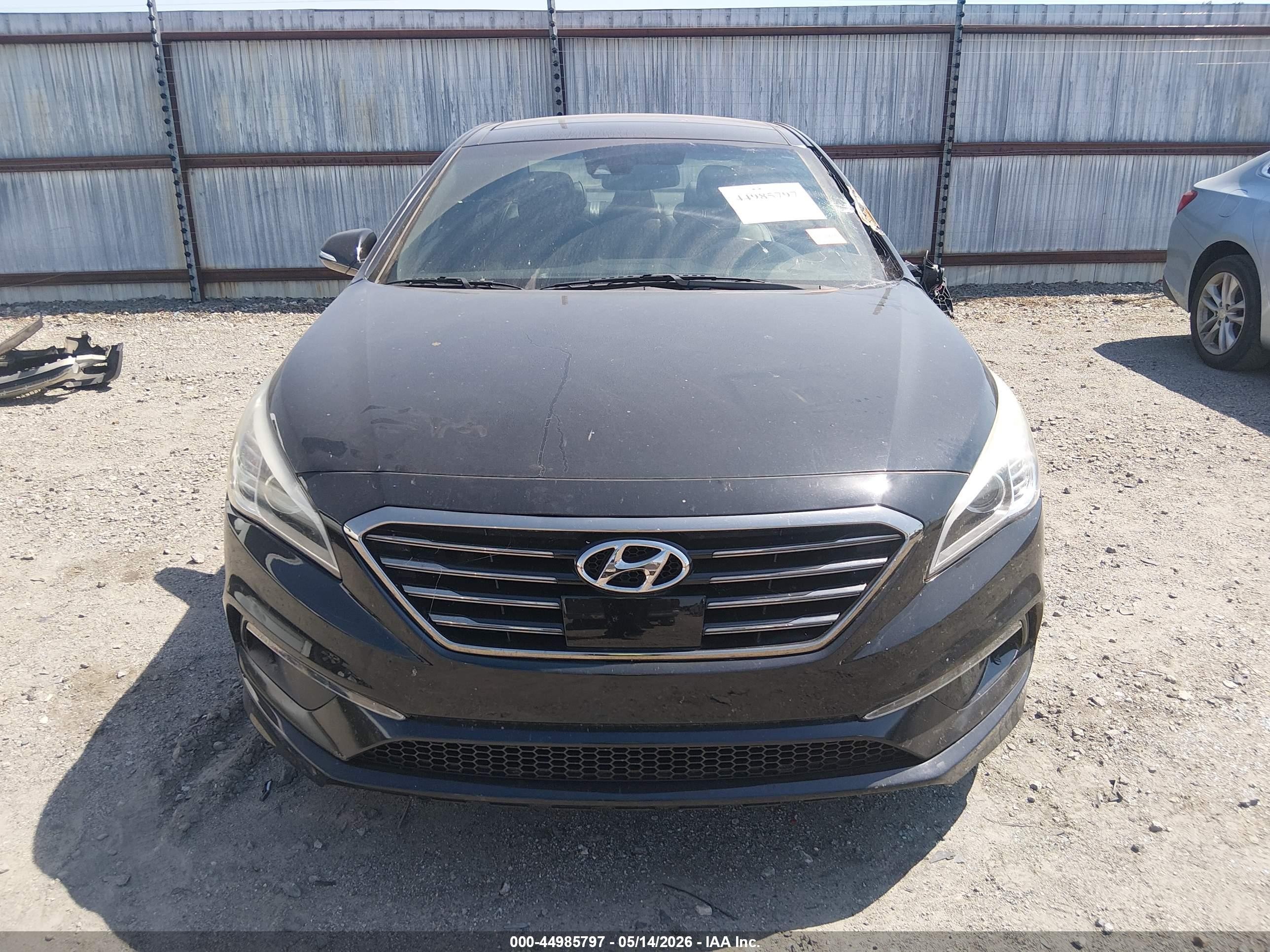 2015 Hyundai Sonata Limited 2.0t Black vin: 5NPE34AB8FH143570