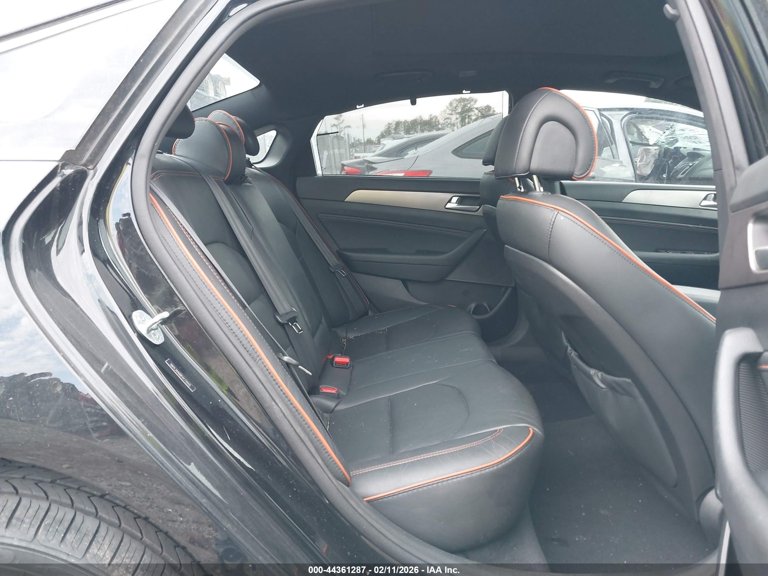 2015 Hyundai Sonata Limited 2.0t Black vin: 5NPE34AB8FH173555
