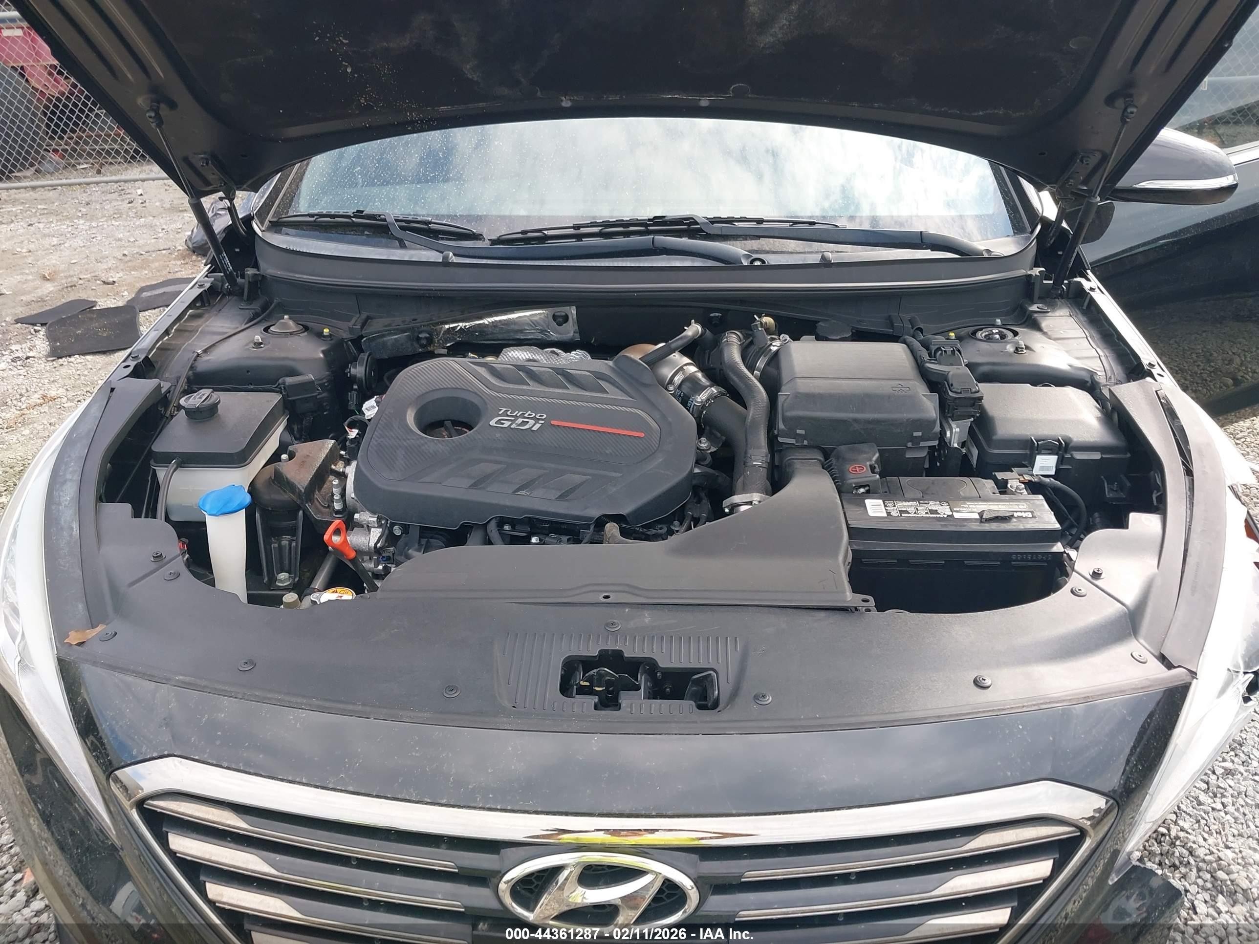 2015 Hyundai Sonata Limited 2.0t Black vin: 5NPE34AB8FH173555