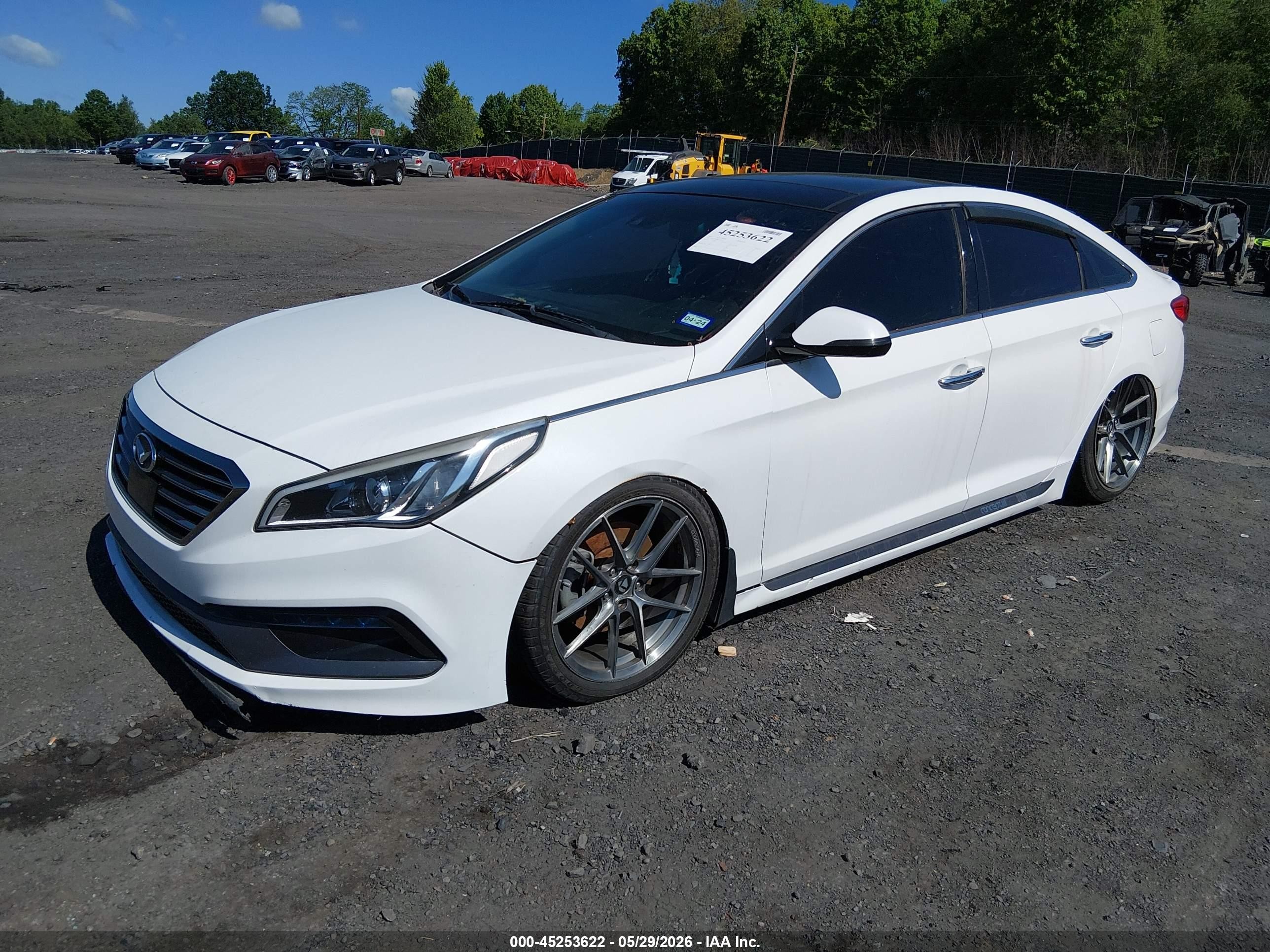 2015 Hyundai Sonata Limited 2.0t Белый vin: 5NPE34AB8FH176133