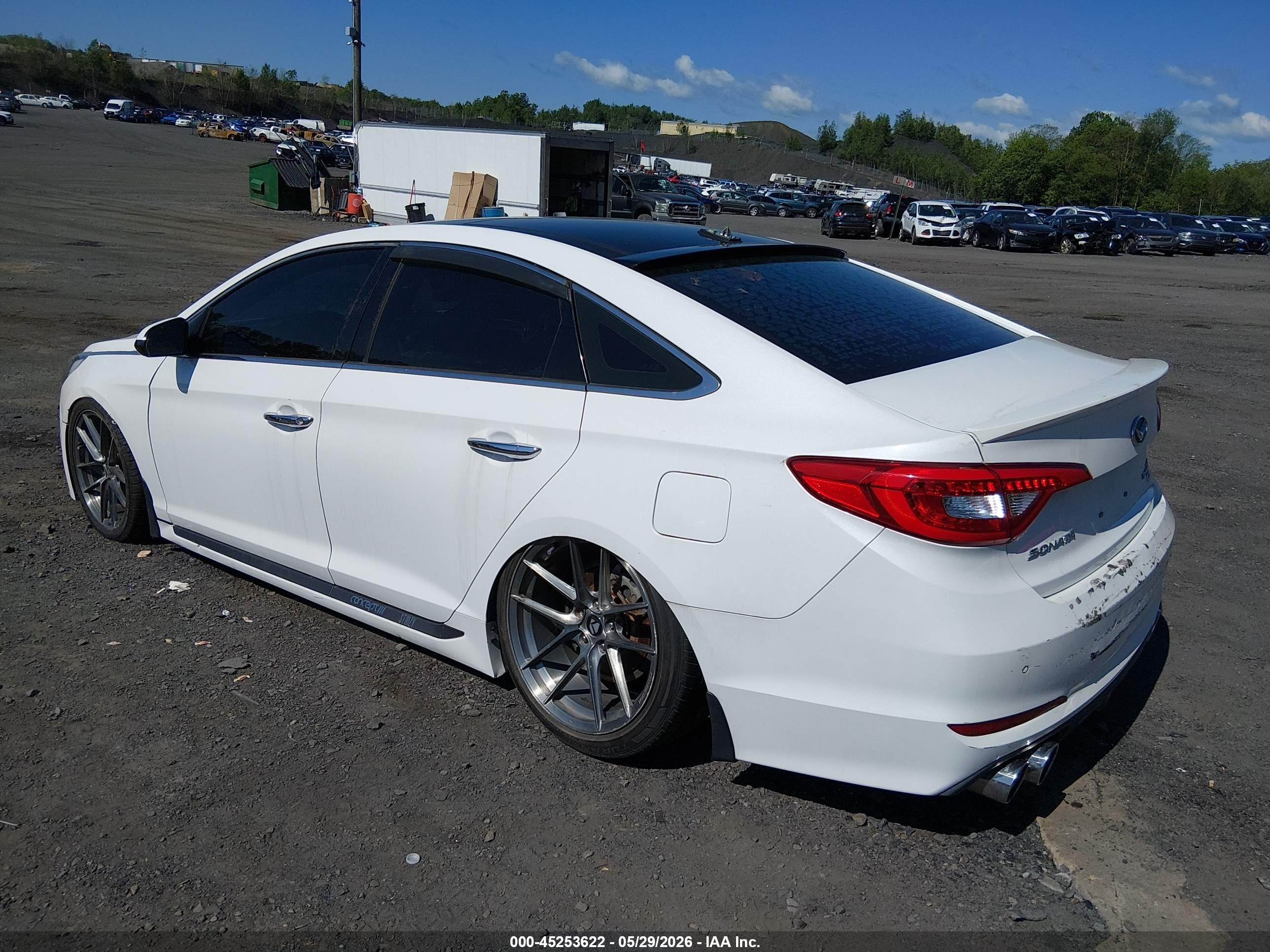2015 Hyundai Sonata Limited 2.0t Белый vin: 5NPE34AB8FH176133