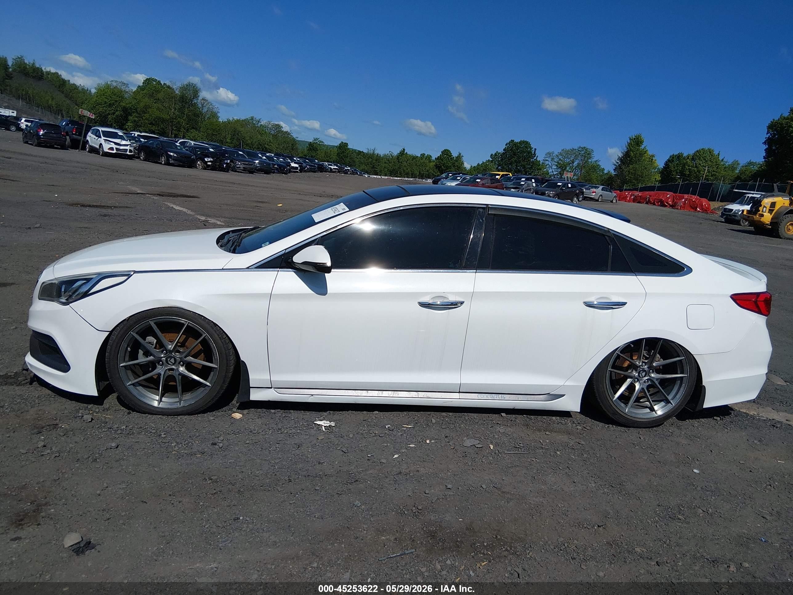 2015 Hyundai Sonata Limited 2.0t Белый vin: 5NPE34AB8FH176133