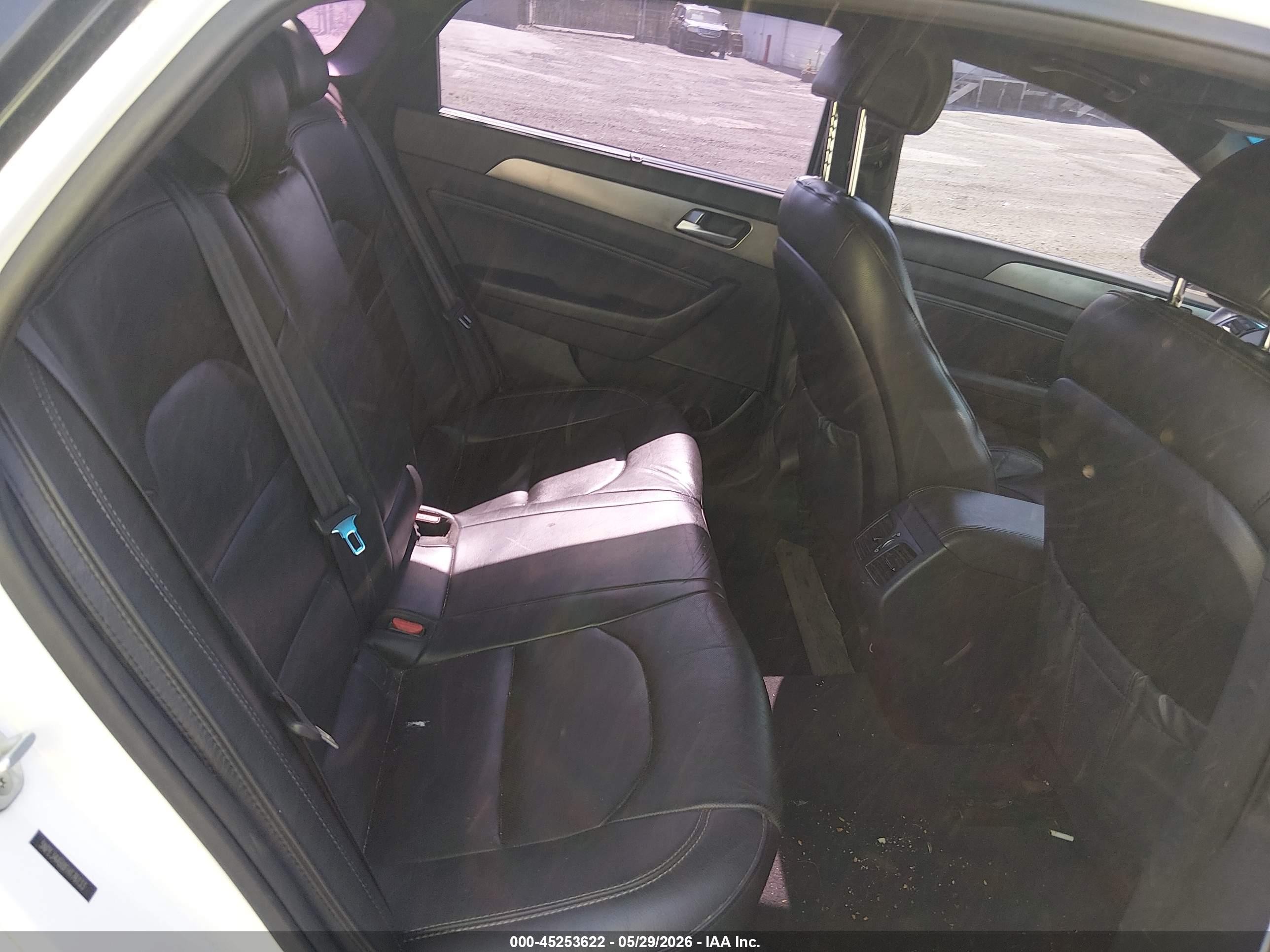 2015 Hyundai Sonata Limited 2.0t Белый vin: 5NPE34AB8FH176133