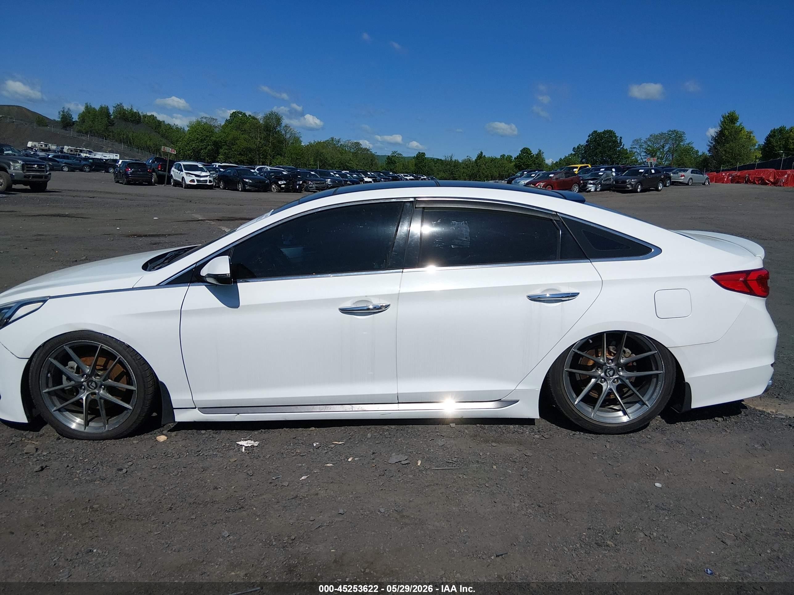 2015 Hyundai Sonata Limited 2.0t Белый vin: 5NPE34AB8FH176133