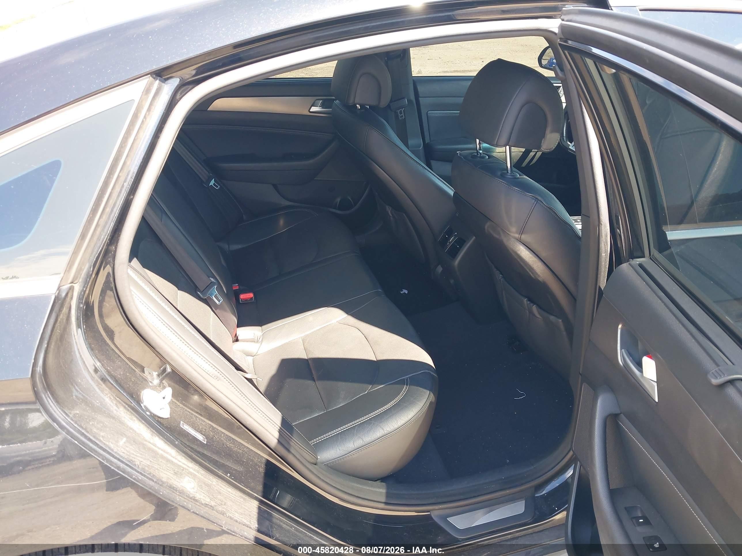 2015 Hyundai Sonata Limited 2.0t Black vin: 5NPE34AB8FH189335