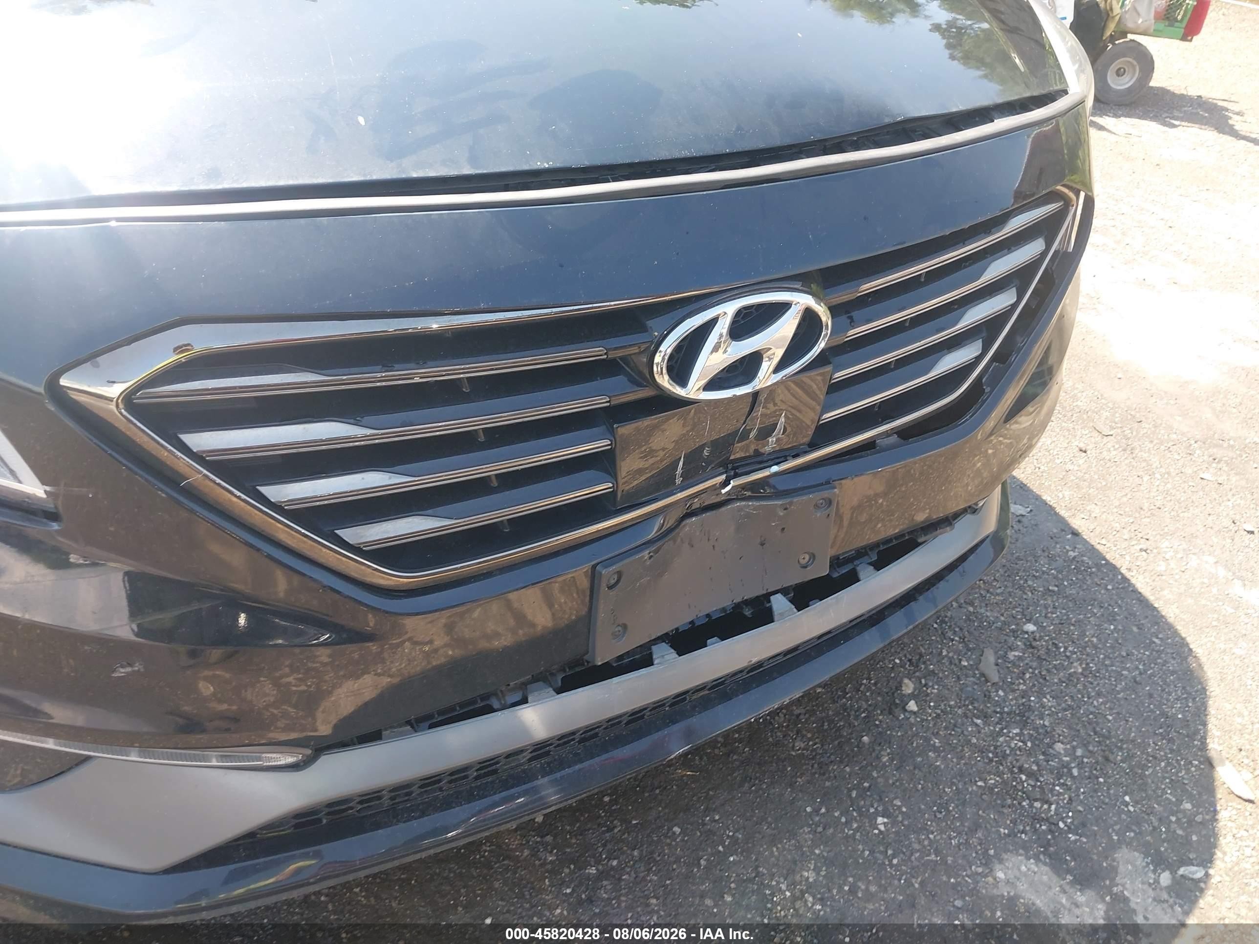 2015 Hyundai Sonata Limited 2.0t Black vin: 5NPE34AB8FH189335