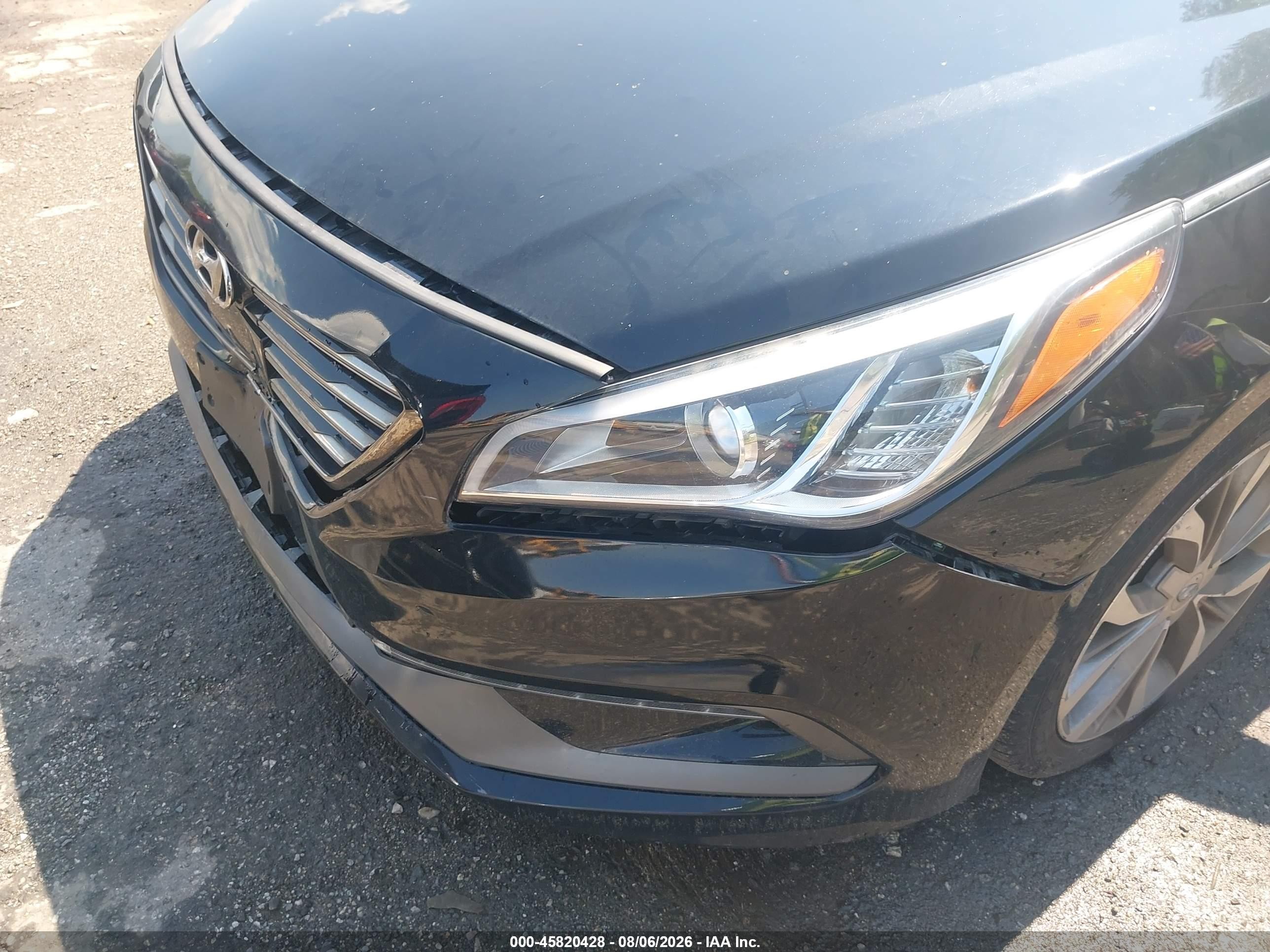2015 Hyundai Sonata Limited 2.0t Black vin: 5NPE34AB8FH189335
