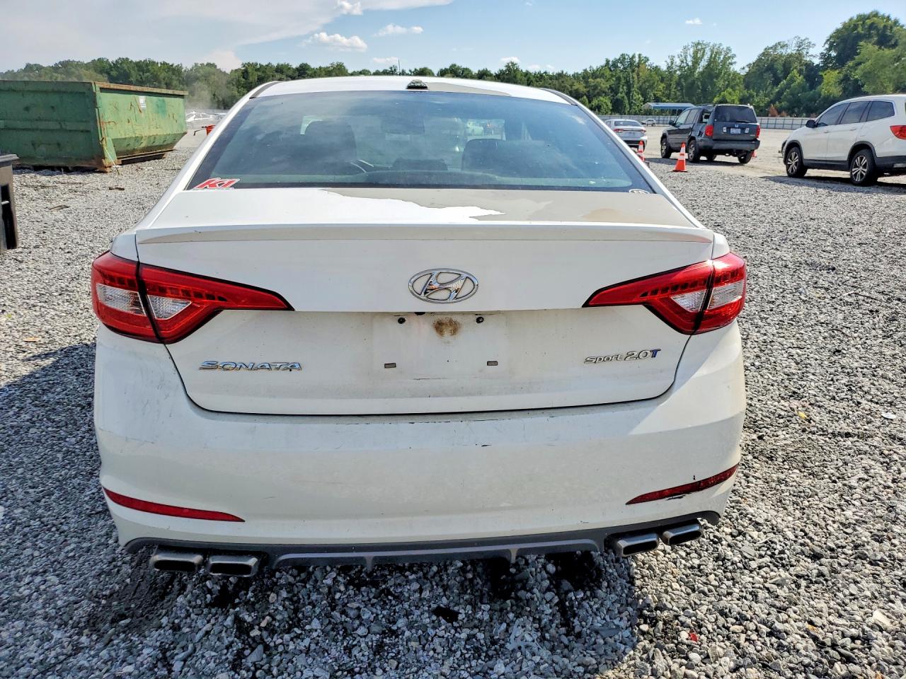 2015 Hyundai Sonata Sport 2.0t Белый vin: 5NPE34AB8FH196334