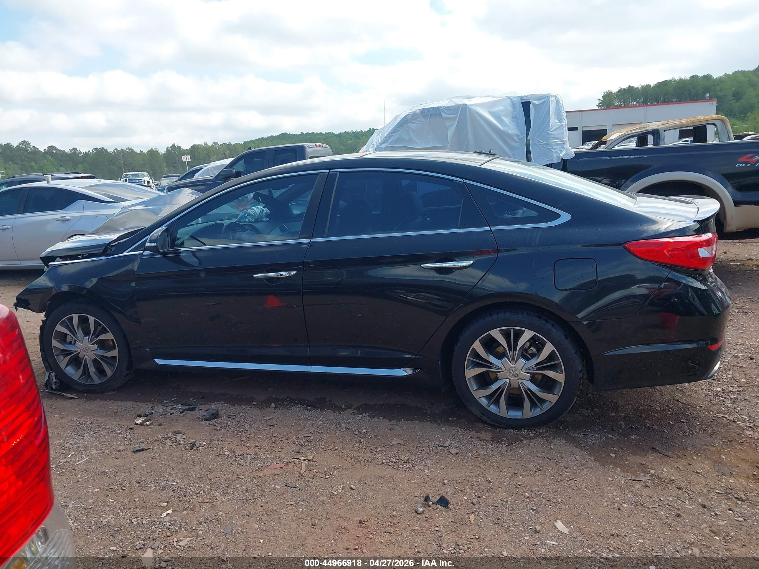 2015 Hyundai Sonata Limited 2.0t Black vin: 5NPE34AB8FH252014