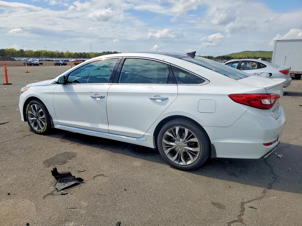 2017 Hyundai Sonata Limited 2.0t Белый vin: 5NPE34AB8HH467962