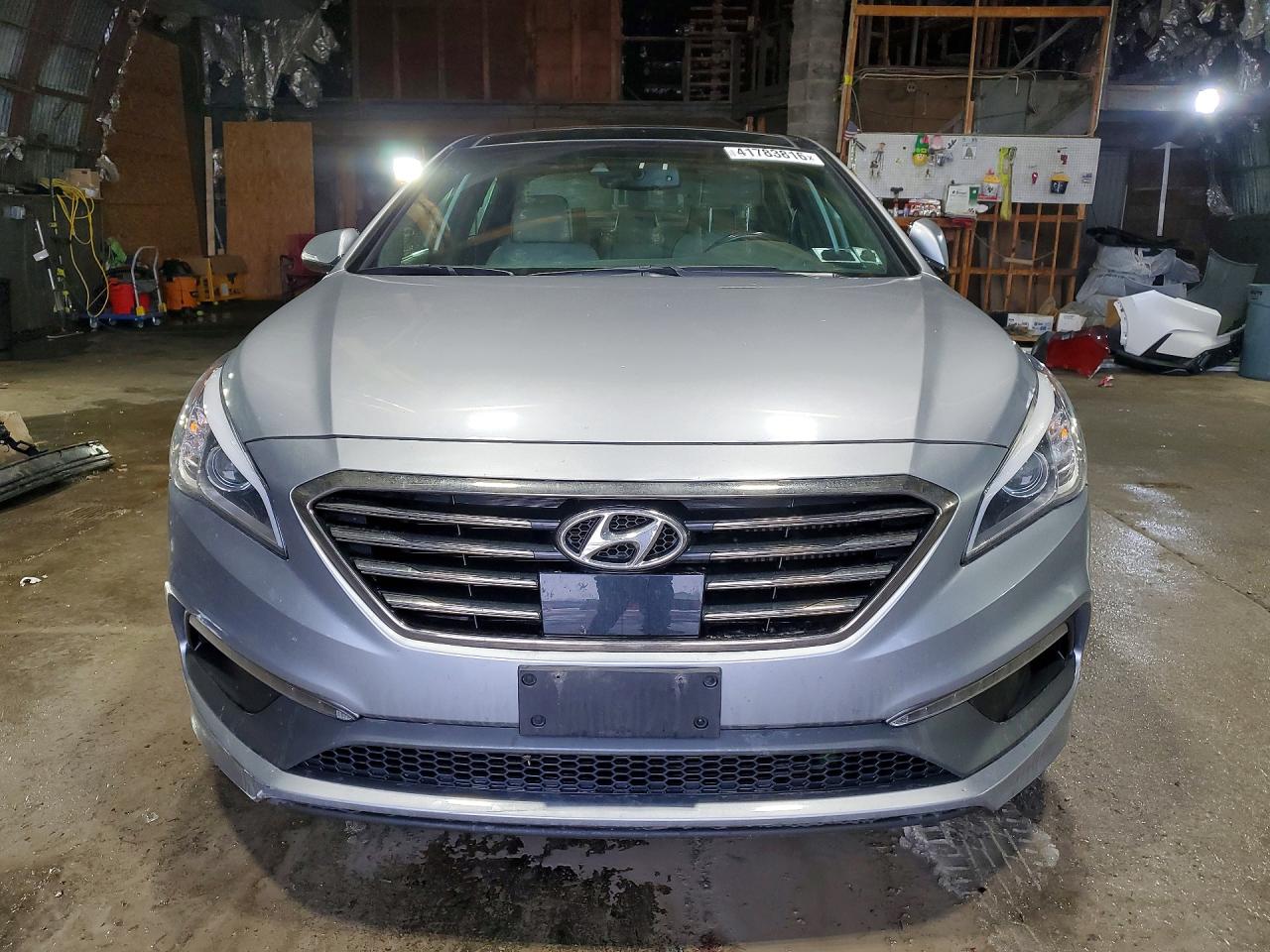 2015 Hyundai Sonata Sport 2.0t Silver vin: 5NPE34AB9FH062724