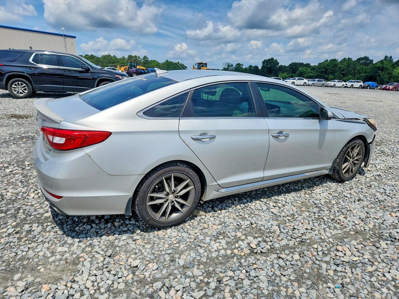2015 Hyundai Sonata Sport 2.0t Silver vin: 5NPE34AB9FH091690