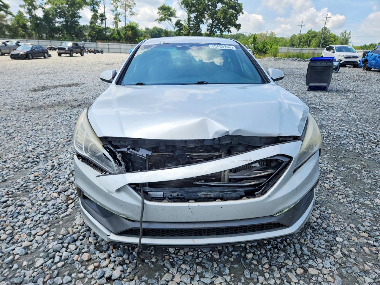 2015 Hyundai Sonata Sport 2.0t Silver vin: 5NPE34AB9FH091690