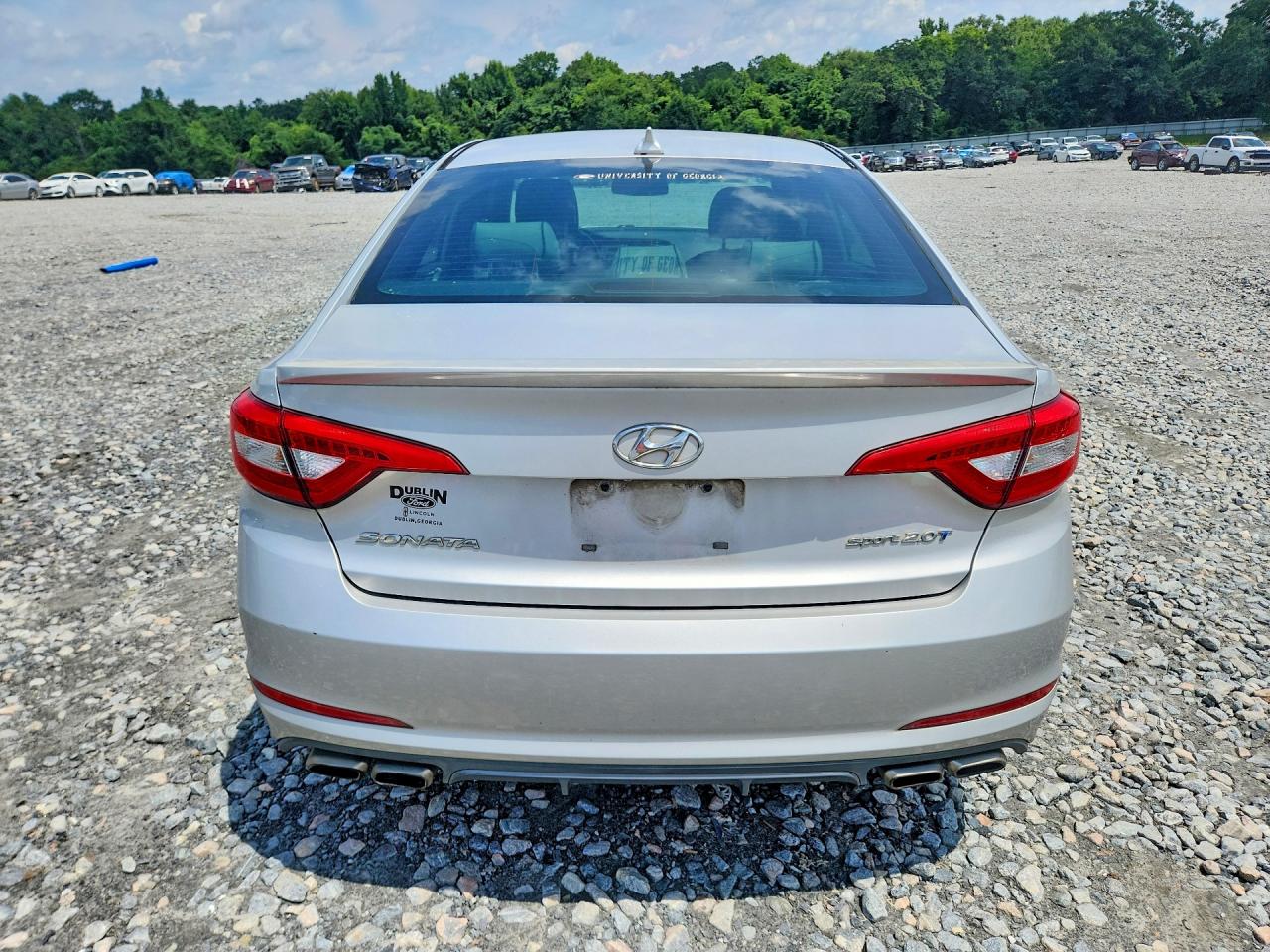 2015 Hyundai Sonata Sport 2.0t Silver vin: 5NPE34AB9FH091690