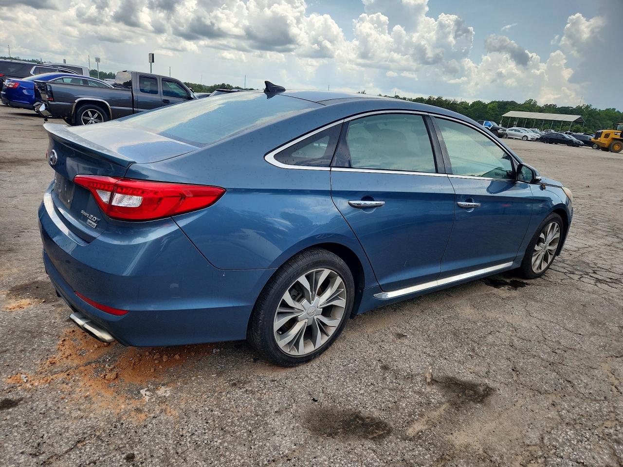 2015 Hyundai Sonata Limited 2.0t Blue vin: 5NPE34AB9FH145571