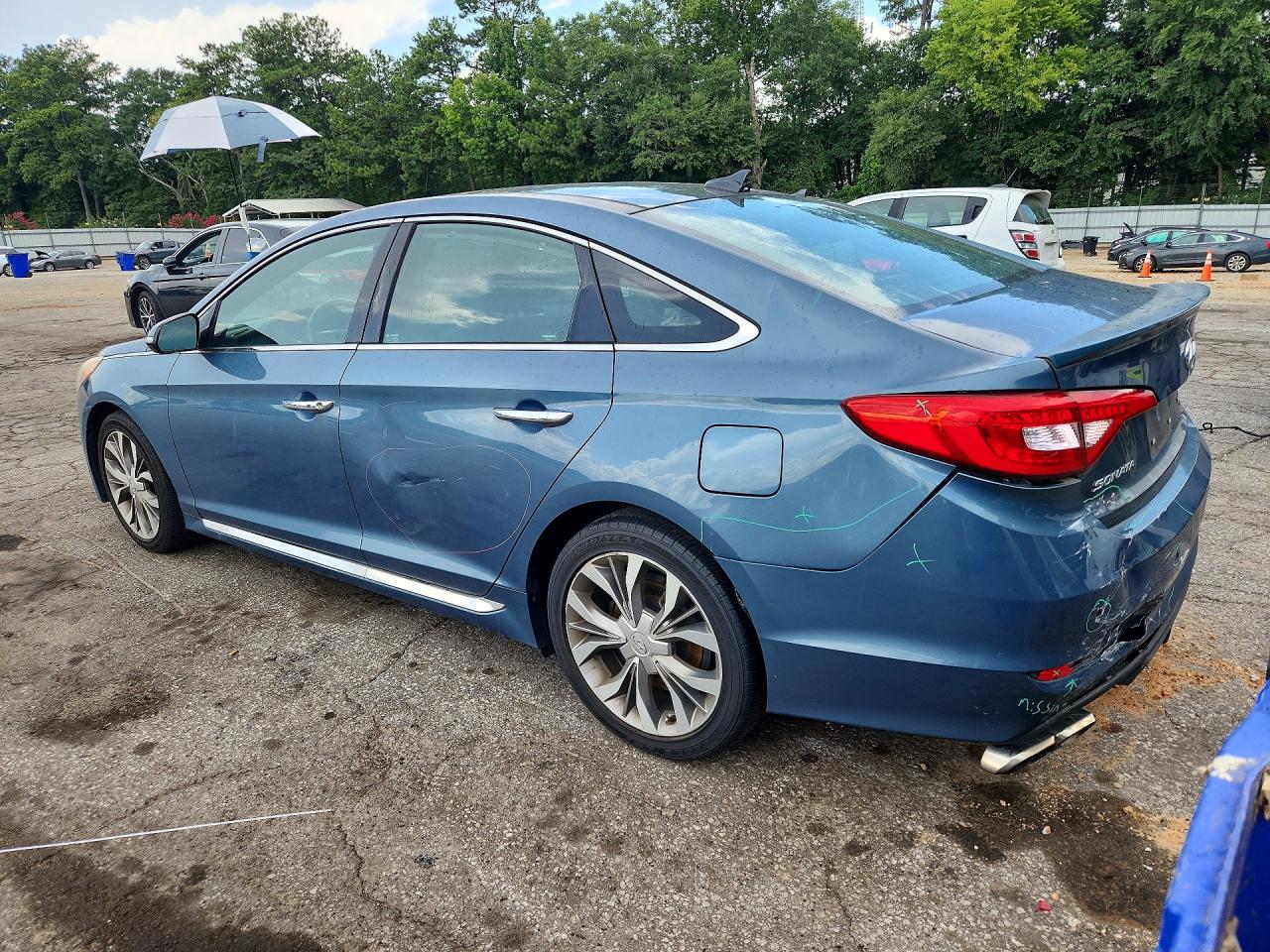 2015 Hyundai Sonata Limited 2.0t Blue vin: 5NPE34AB9FH145571