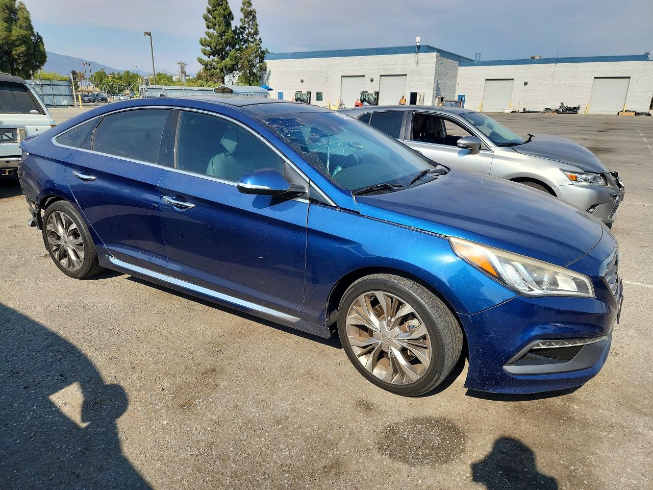 2015 Hyundai Sonata Limited 2.0t Blue vin: 5NPE34AB9FH147742