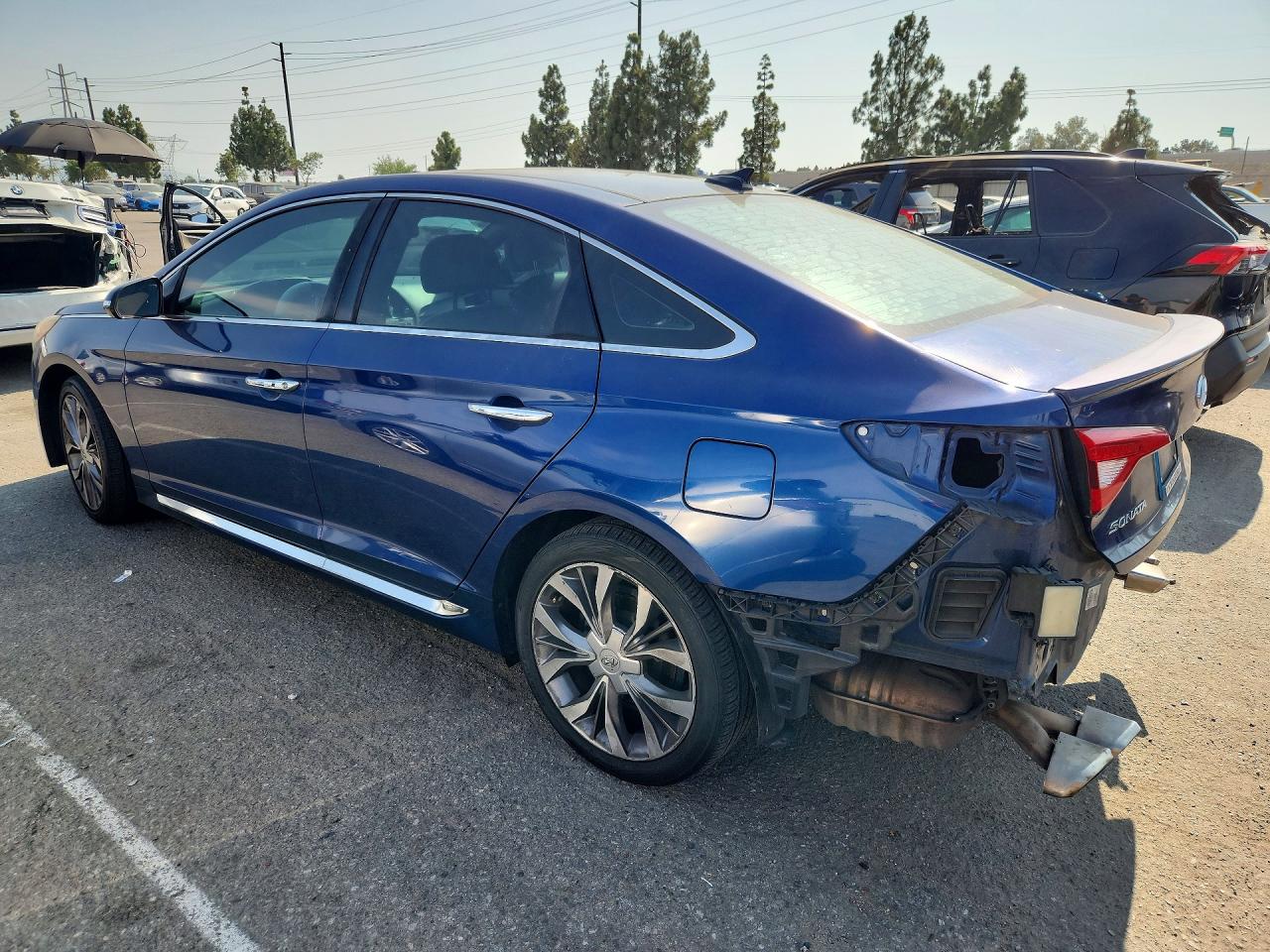 2015 Hyundai Sonata Limited 2.0t Blue vin: 5NPE34AB9FH147742
