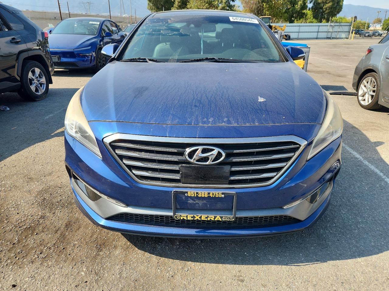 2015 Hyundai Sonata Limited 2.0t Blue vin: 5NPE34AB9FH147742