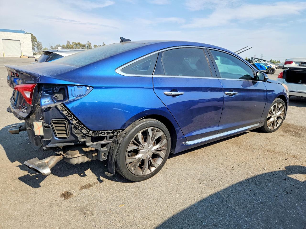 2015 Hyundai Sonata Limited 2.0t Blue vin: 5NPE34AB9FH147742