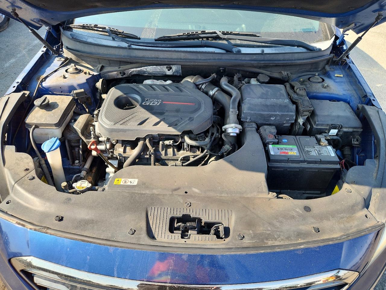 2015 Hyundai Sonata Limited 2.0t Blue vin: 5NPE34AB9FH147742