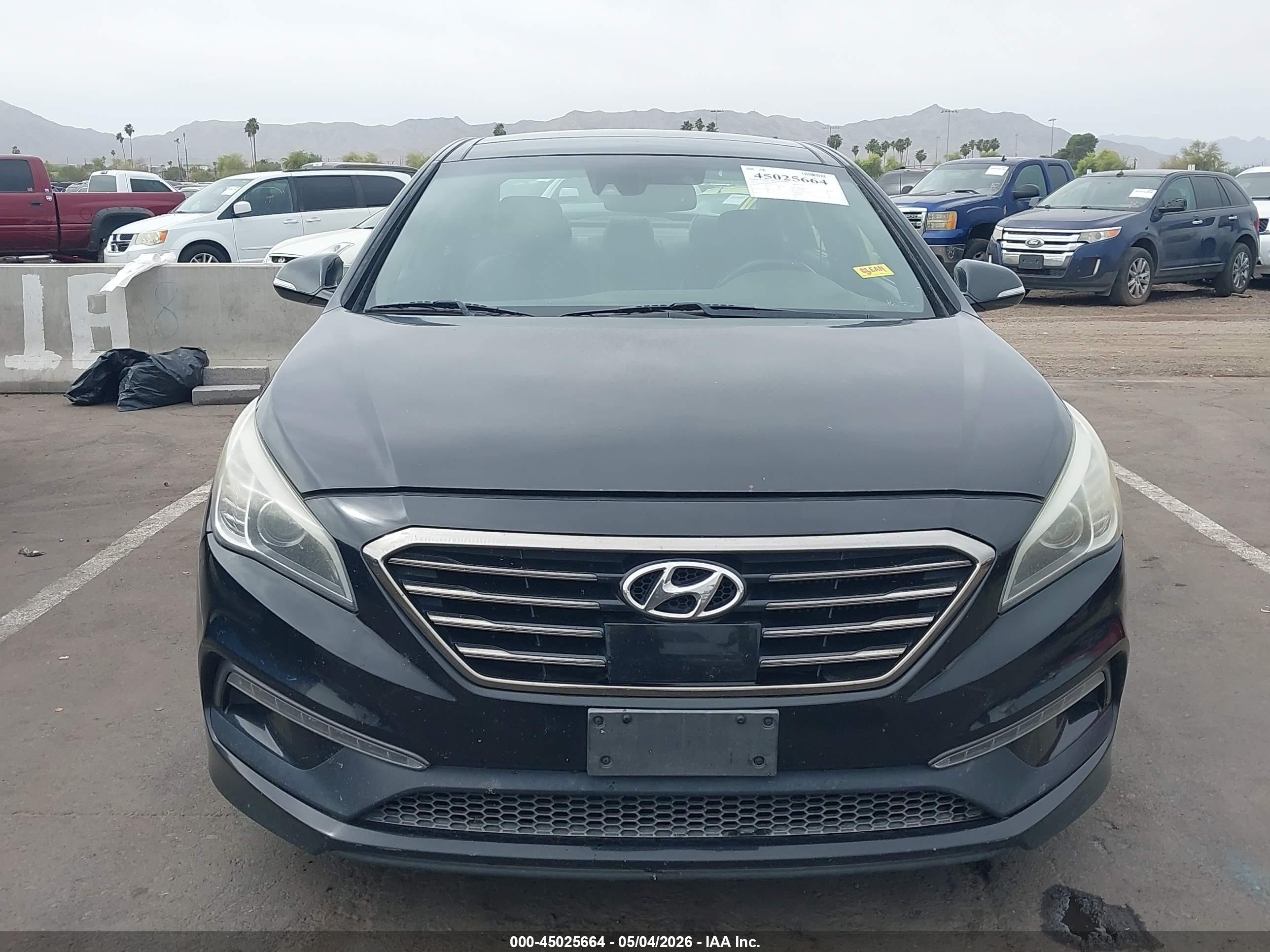 2015 Hyundai Sonata Limited 2.0t Black vin: 5NPE34AB9FH172799