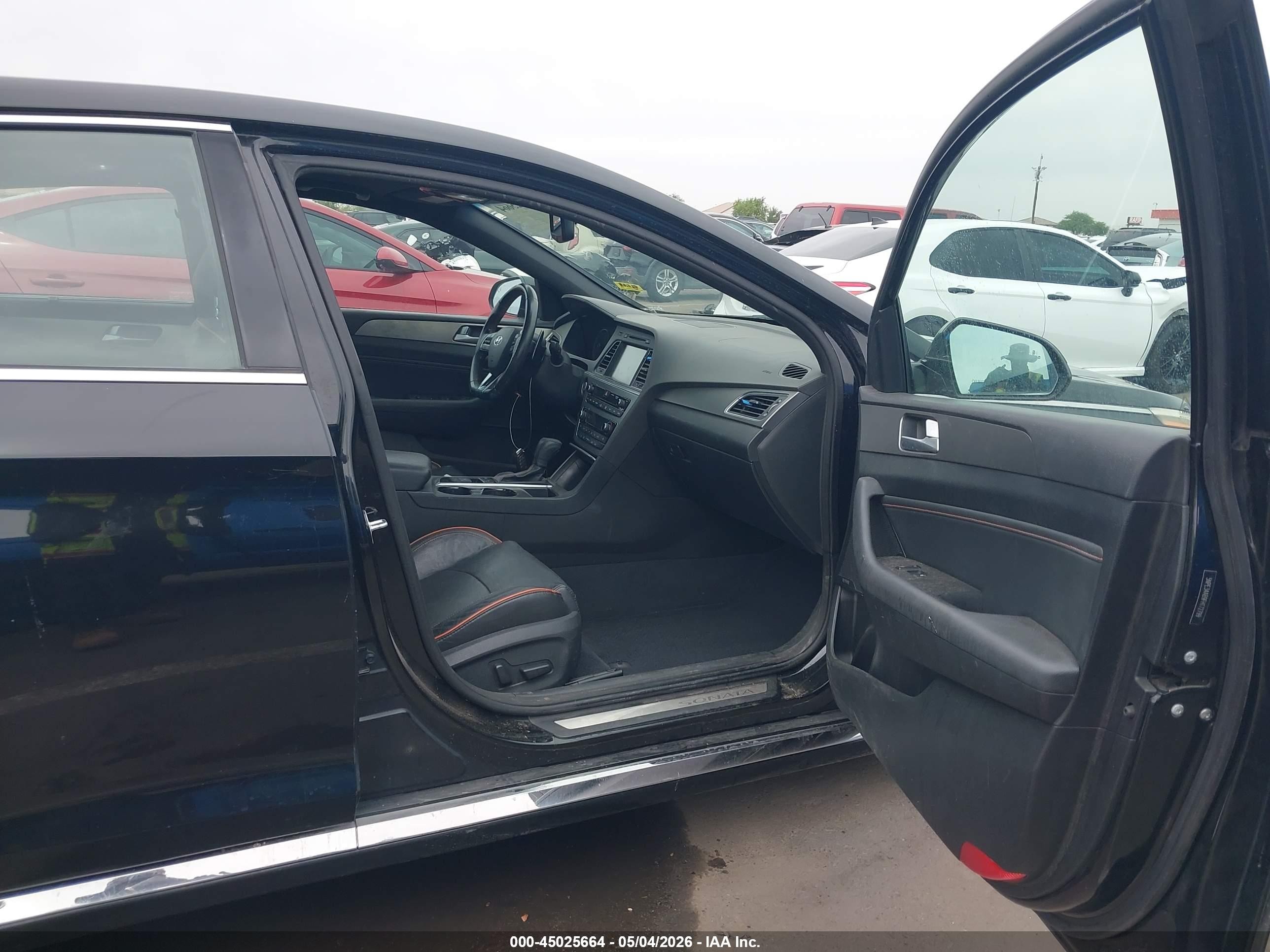 2015 Hyundai Sonata Limited 2.0t Black vin: 5NPE34AB9FH172799