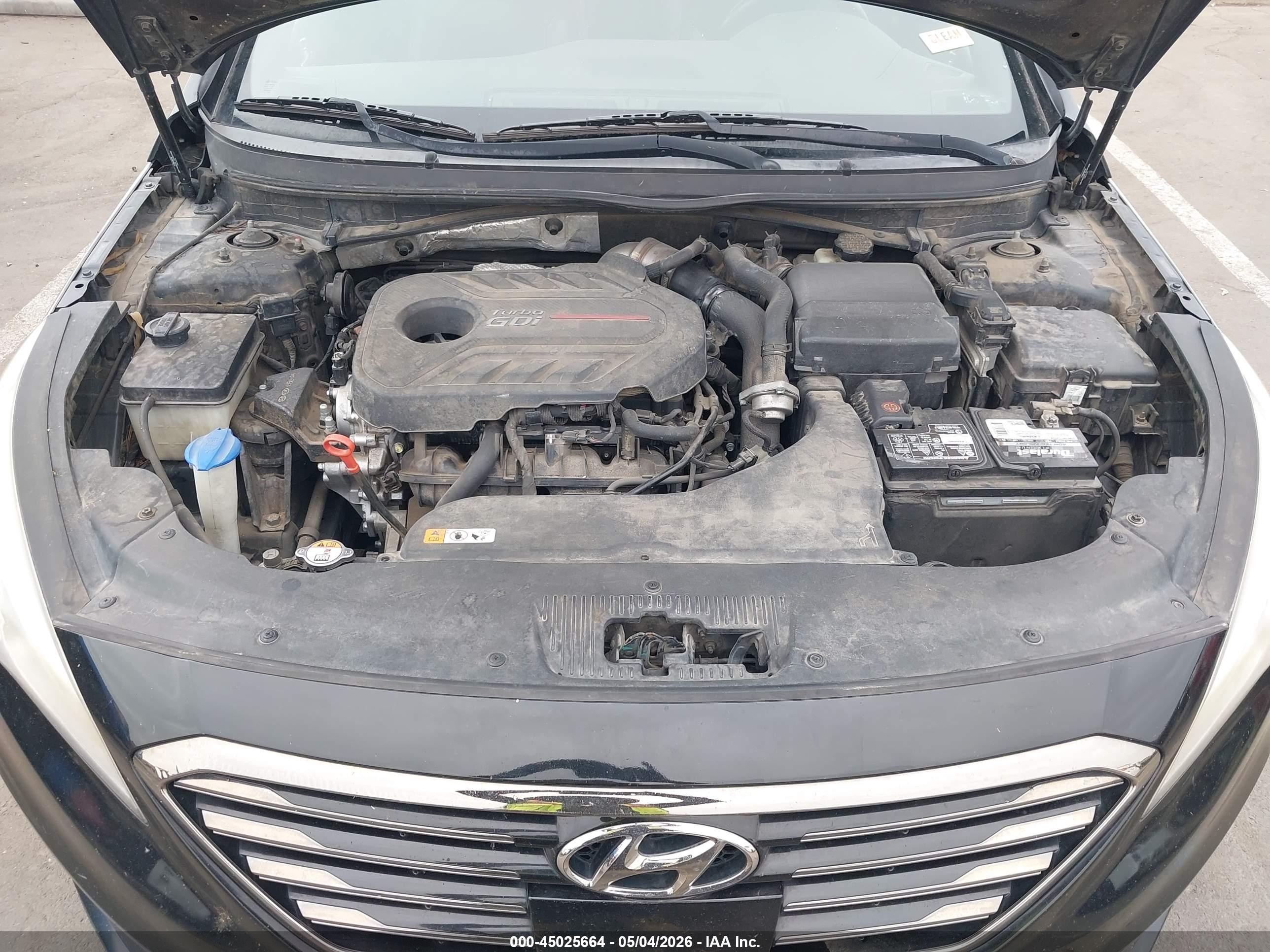 2015 Hyundai Sonata Limited 2.0t Black vin: 5NPE34AB9FH172799