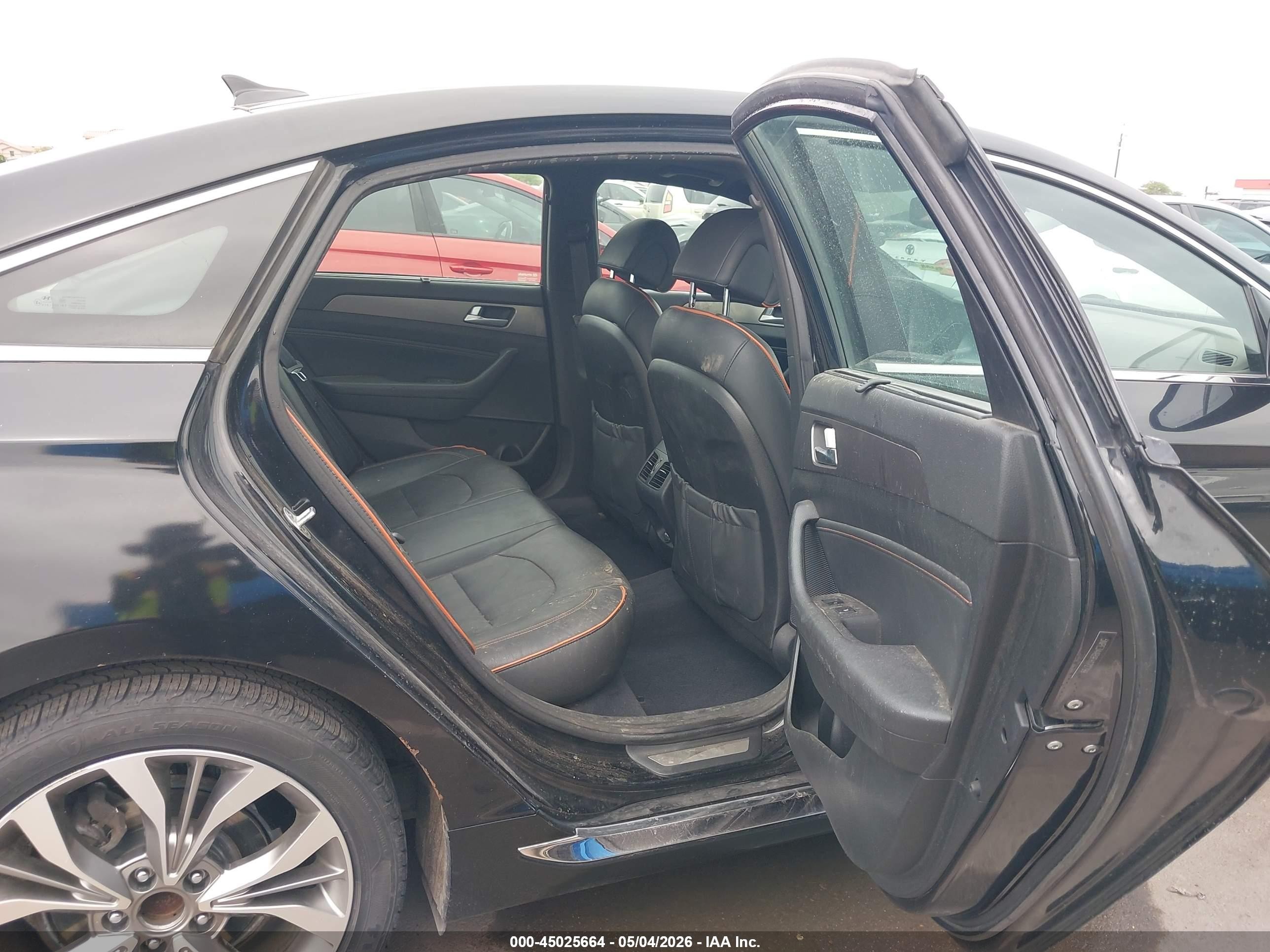 2015 Hyundai Sonata Limited 2.0t Black vin: 5NPE34AB9FH172799