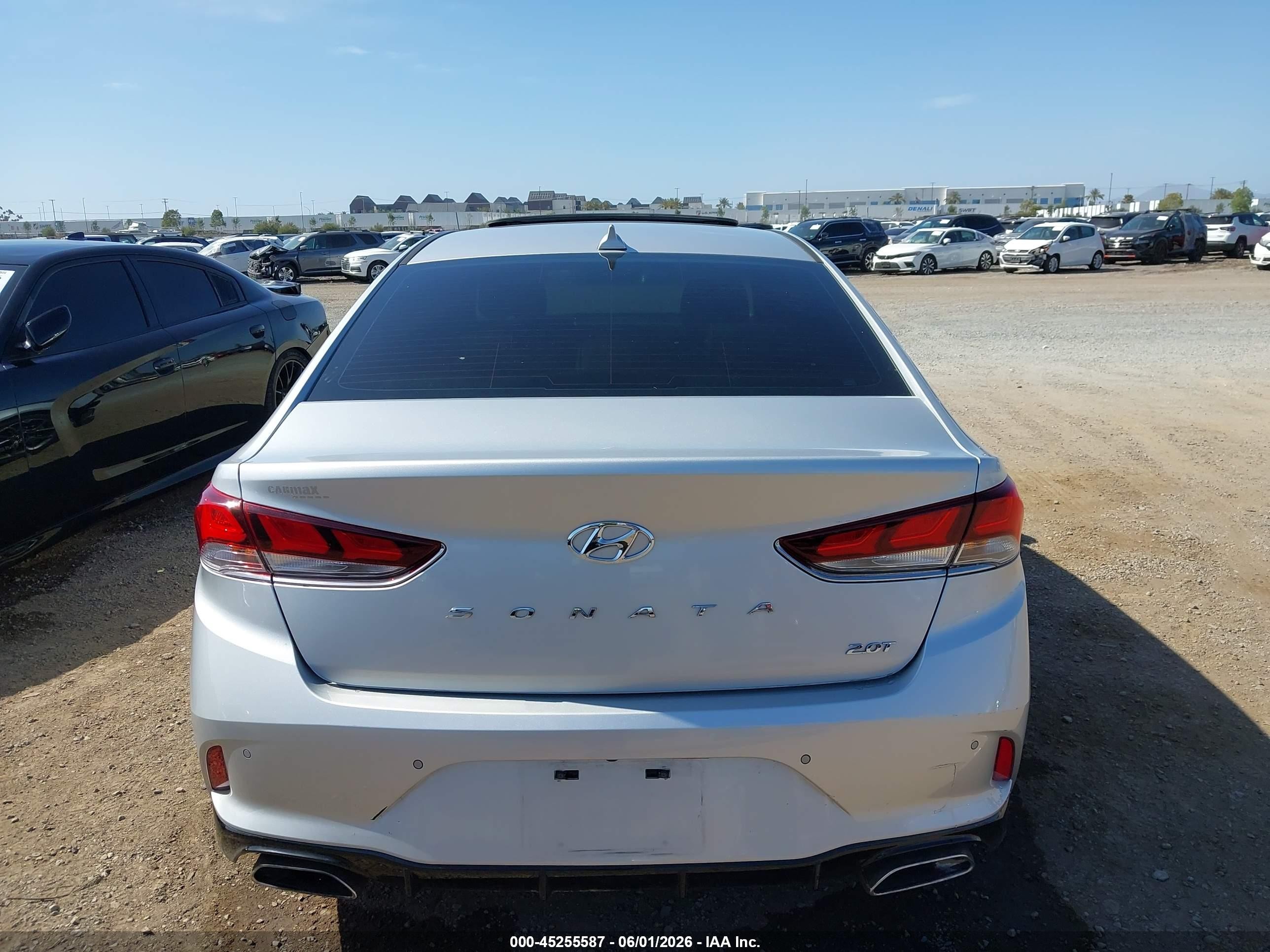 2018 Hyundai Sonata Limited 2.0t Серебряный vin: 5NPE34AB9JH693563