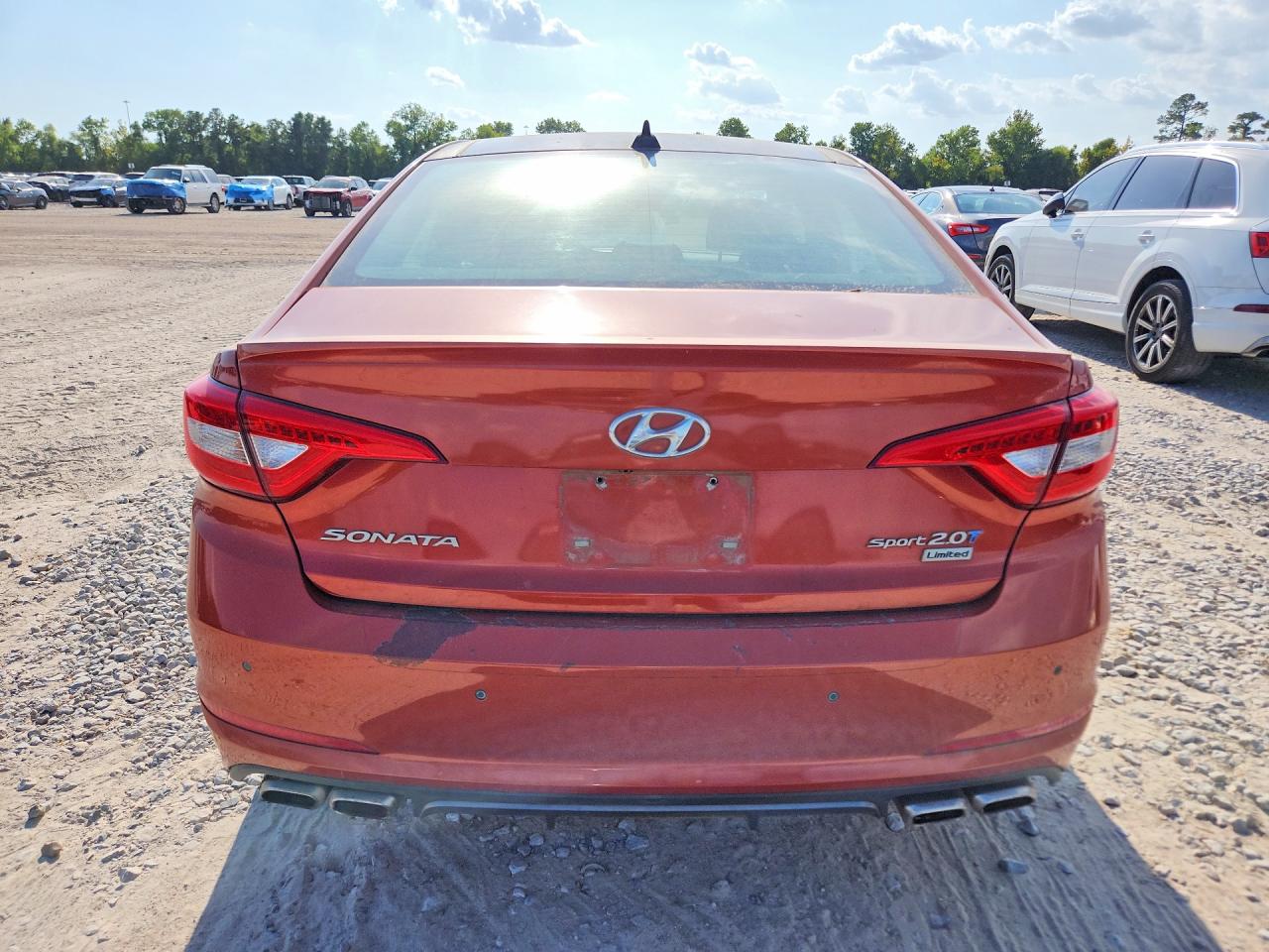 2015 Hyundai Sonata Limited 2.0t Orange vin: 5NPE34ABXFH162640