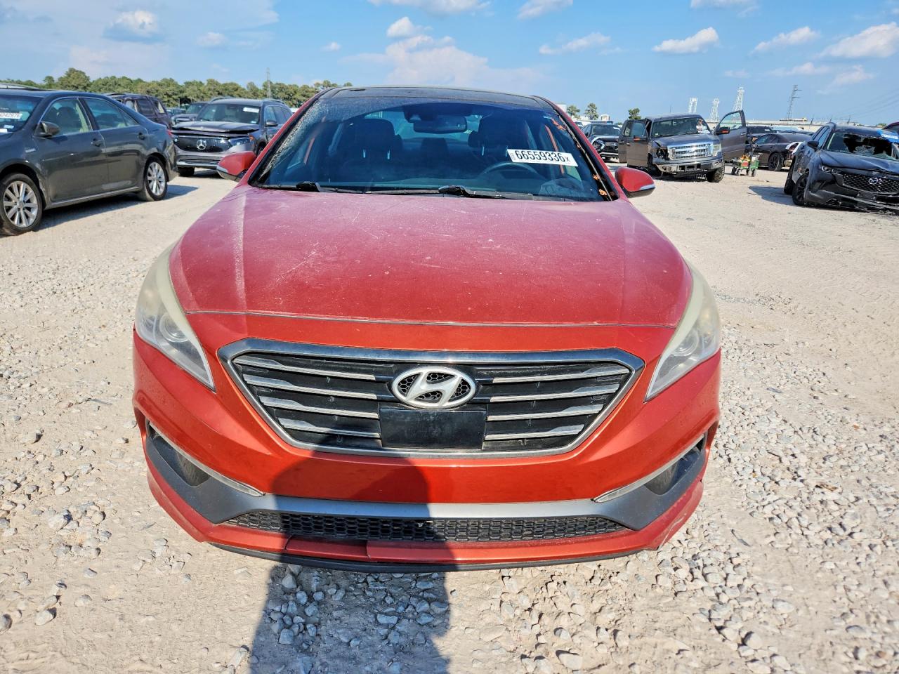 2015 Hyundai Sonata Limited 2.0t Orange vin: 5NPE34ABXFH162640