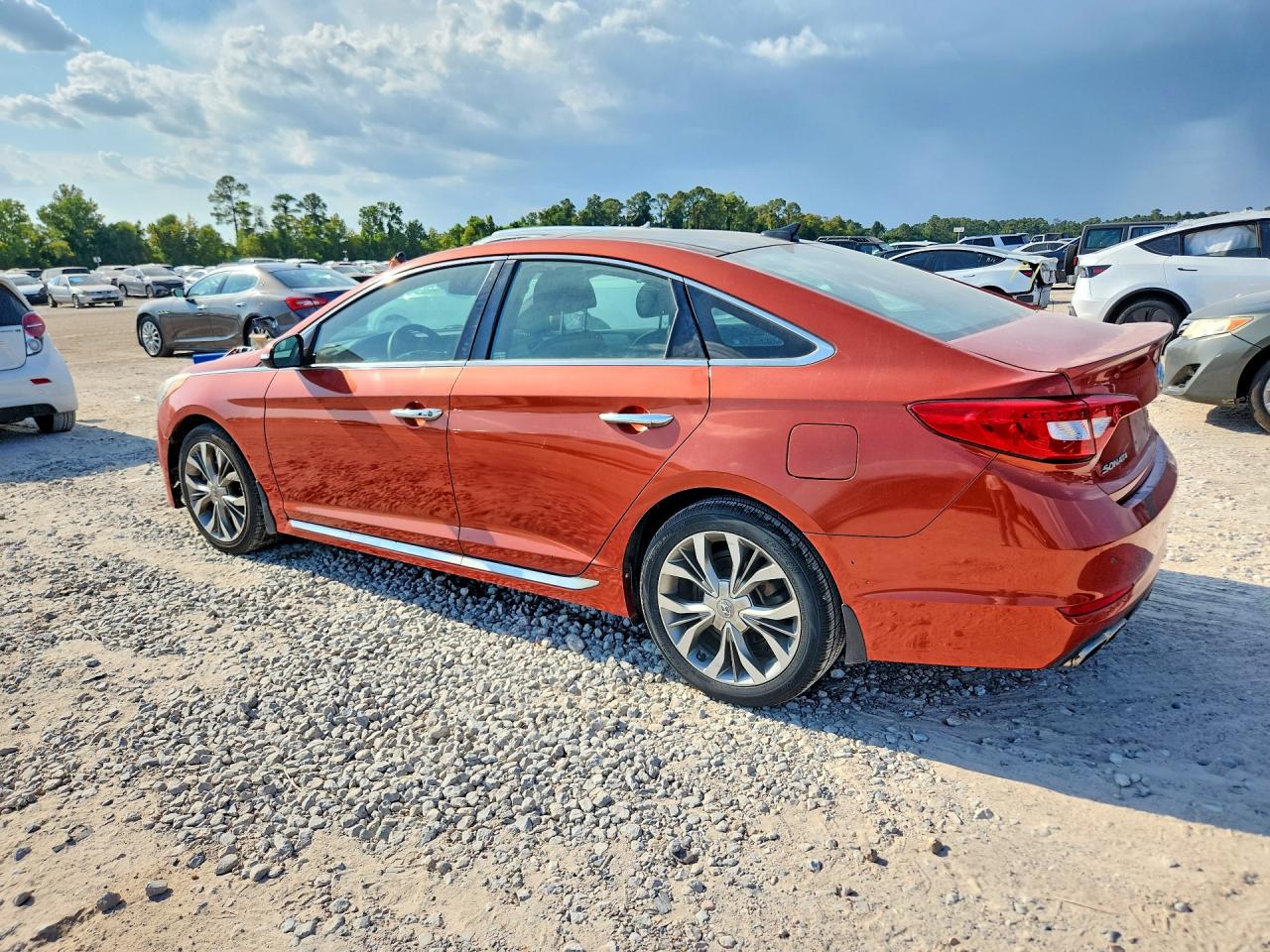 2015 Hyundai Sonata Limited 2.0t Orange vin: 5NPE34ABXFH162640