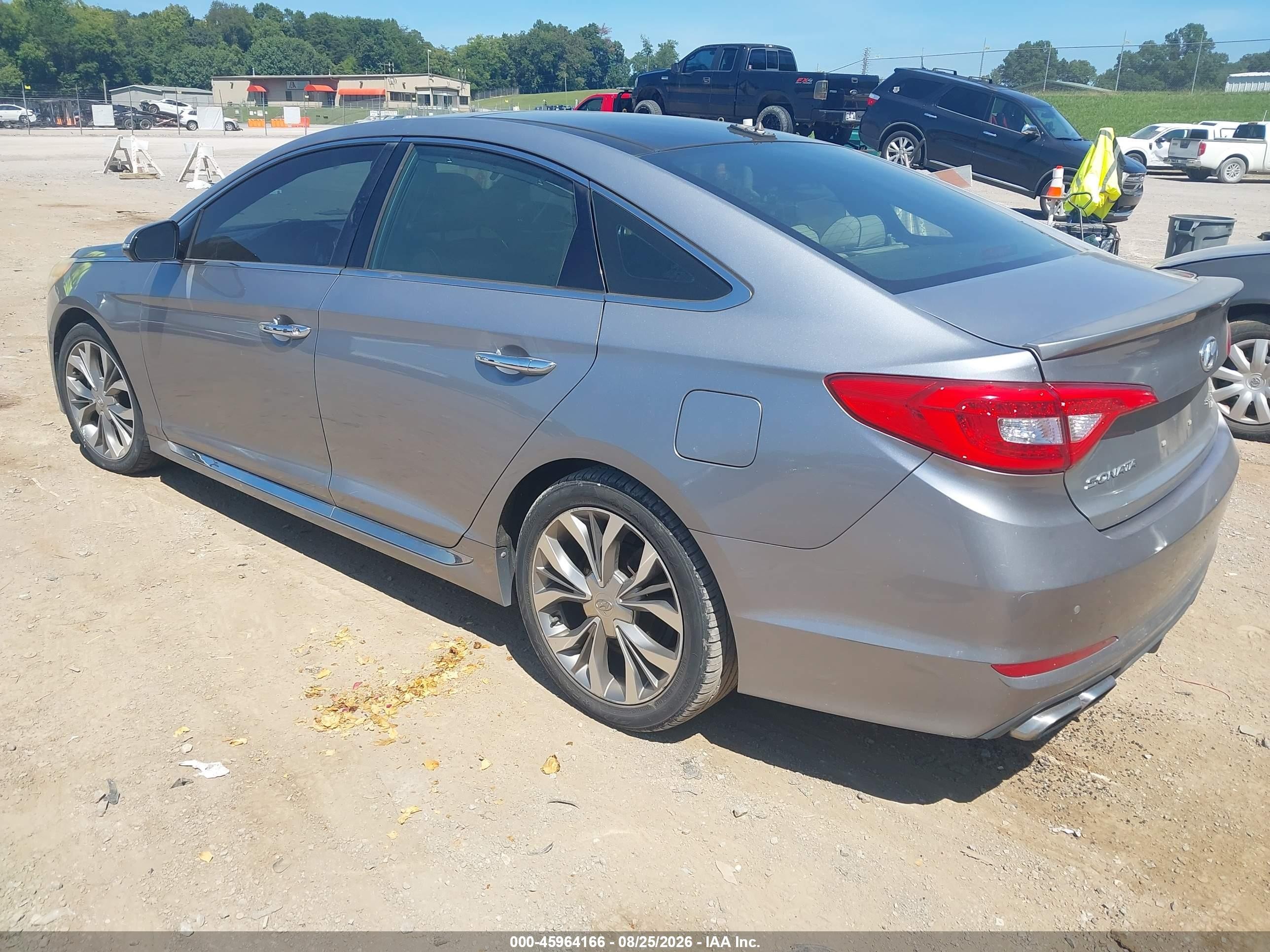 2015 Hyundai Sonata Limited 2.0t Silver vin: 5NPE34ABXFH175694