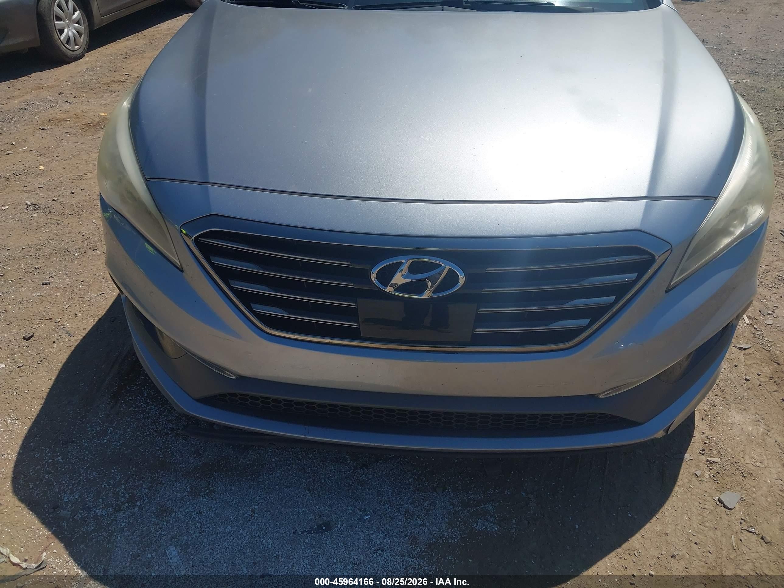 2015 Hyundai Sonata Limited 2.0t Silver vin: 5NPE34ABXFH175694