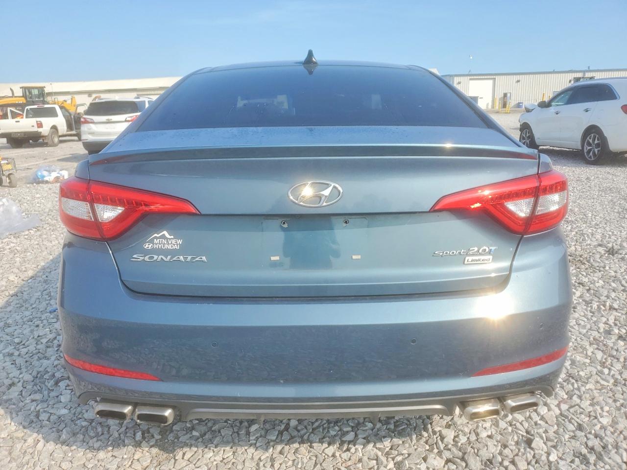 2015 Hyundai Sonata Limited 2.0t Бирюзовый vin: 5NPE34ABXFH198666