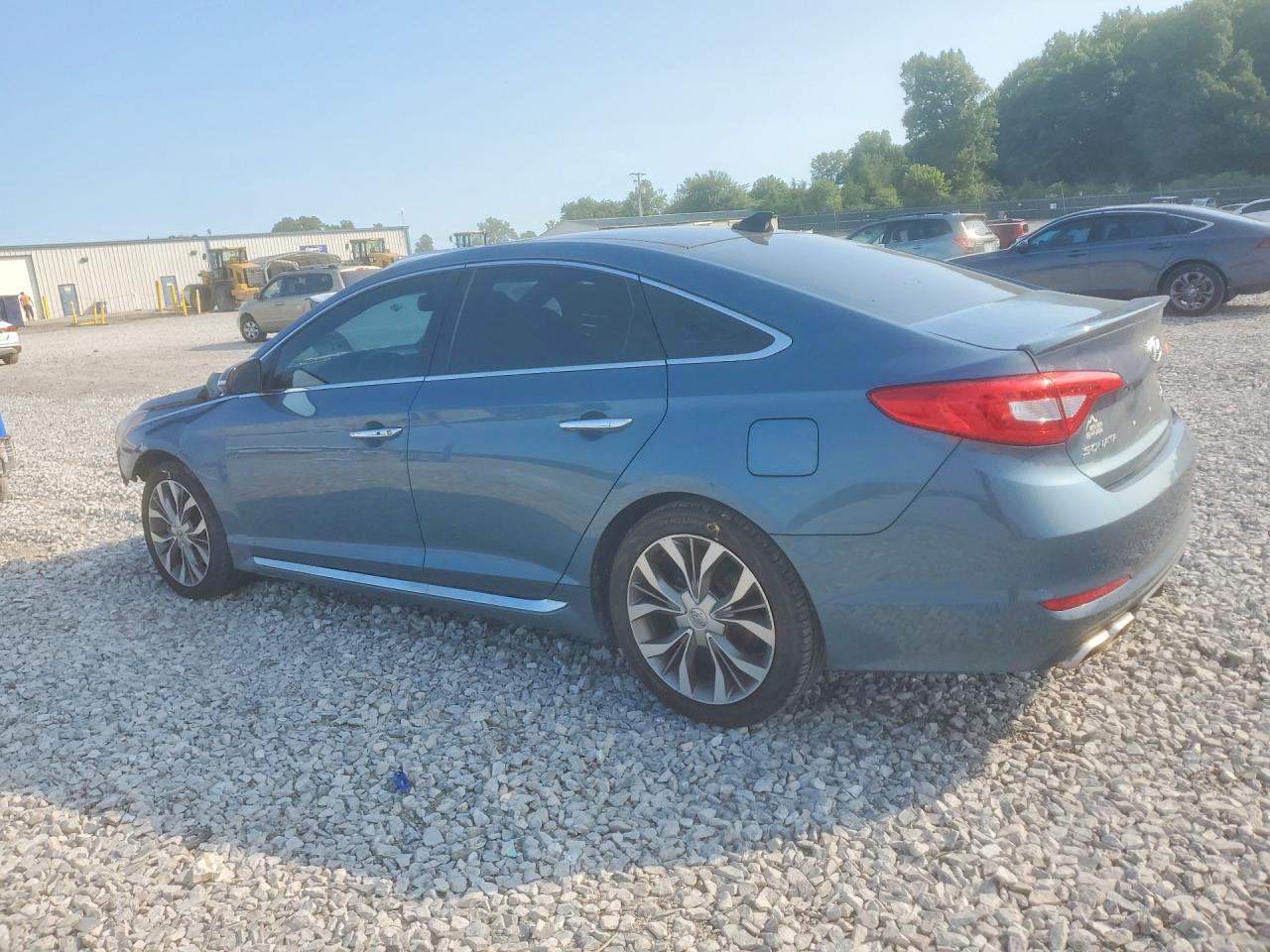 2015 Hyundai Sonata Limited 2.0t Бирюзовый vin: 5NPE34ABXFH198666