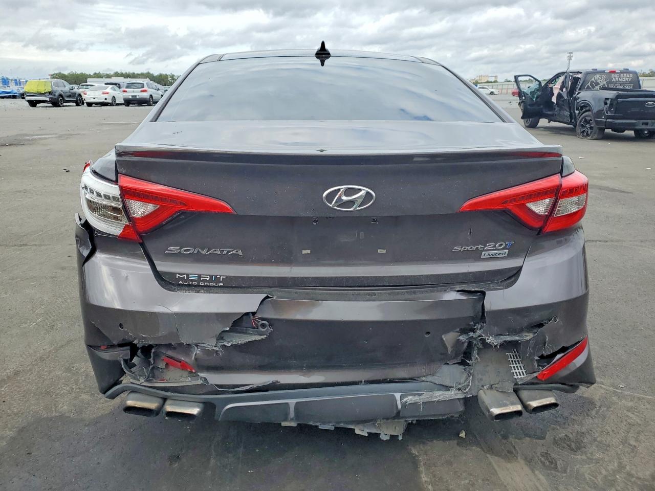 2015 Hyundai Sonata Limited 2.0t Brown vin: 5NPE34ABXFH229611