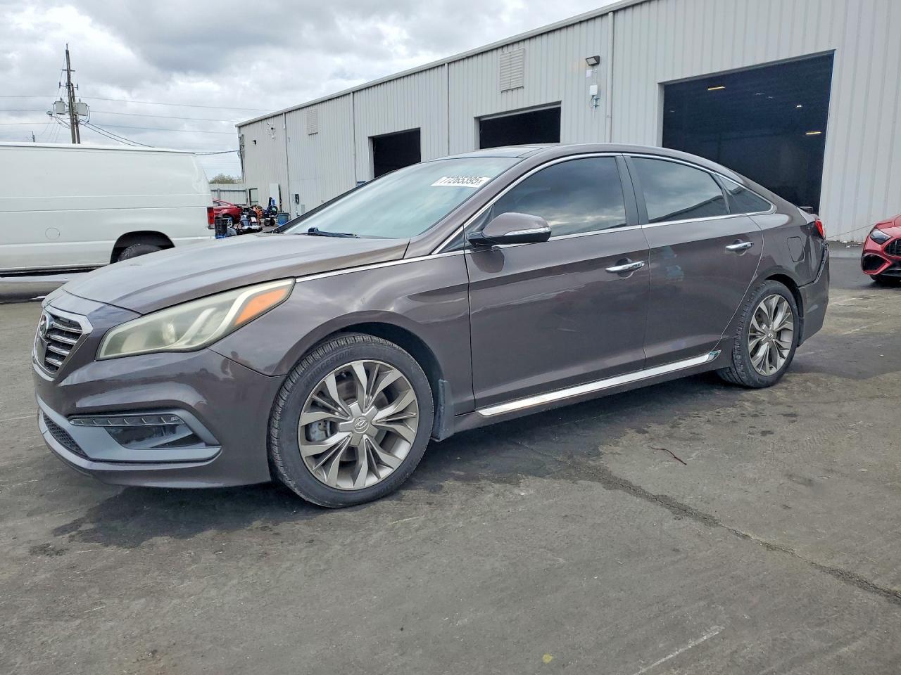 2015 Hyundai Sonata Sport Brown vin: 5NPE34ABXFH229611