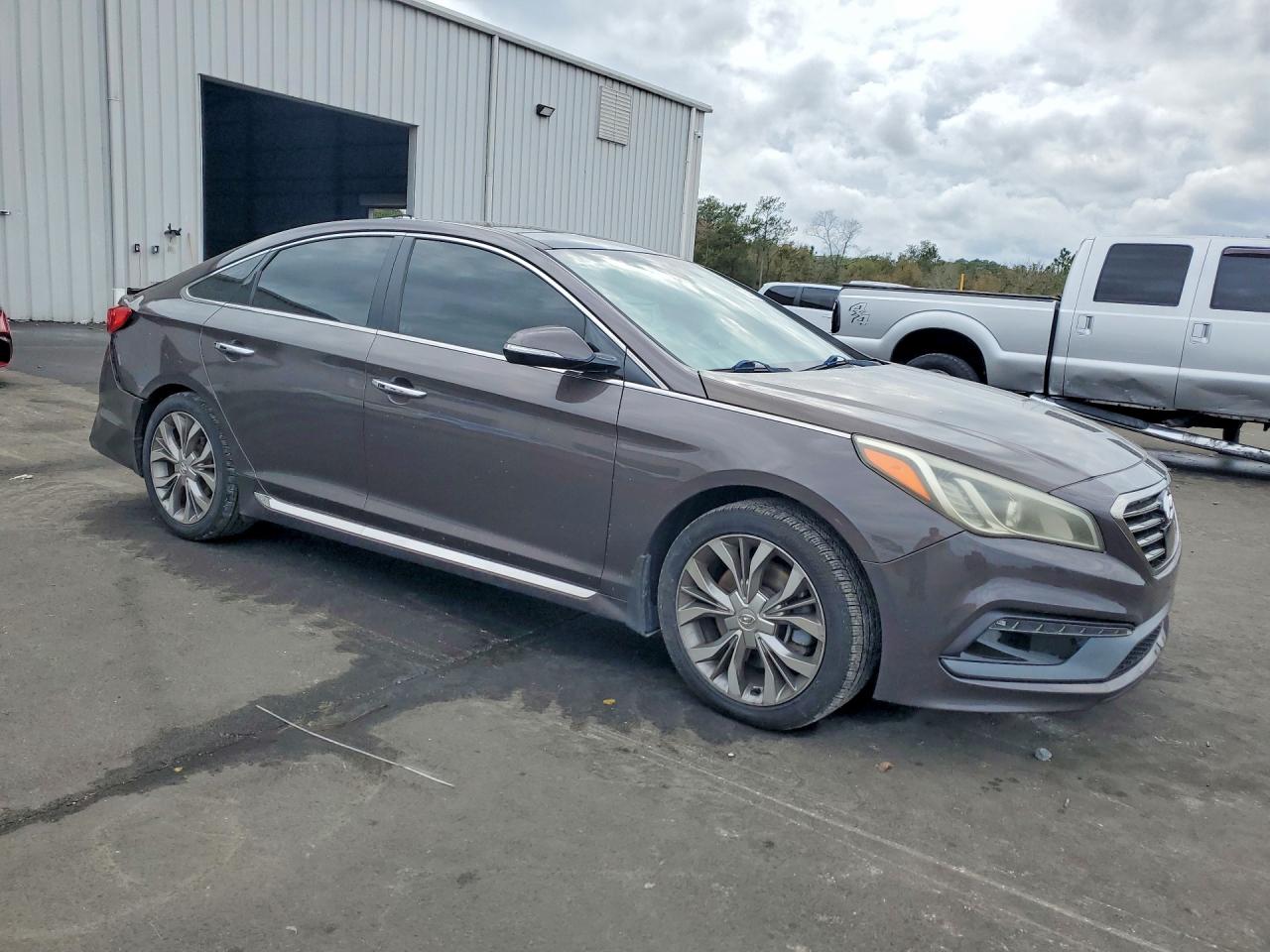 2015 Hyundai Sonata Limited 2.0t Brown vin: 5NPE34ABXFH229611