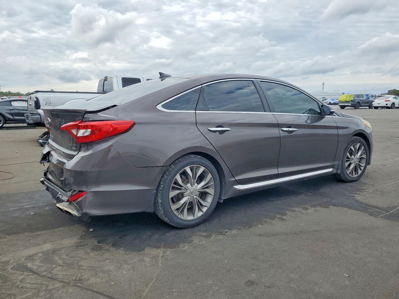 2015 Hyundai Sonata Limited 2.0t Brown vin: 5NPE34ABXFH229611