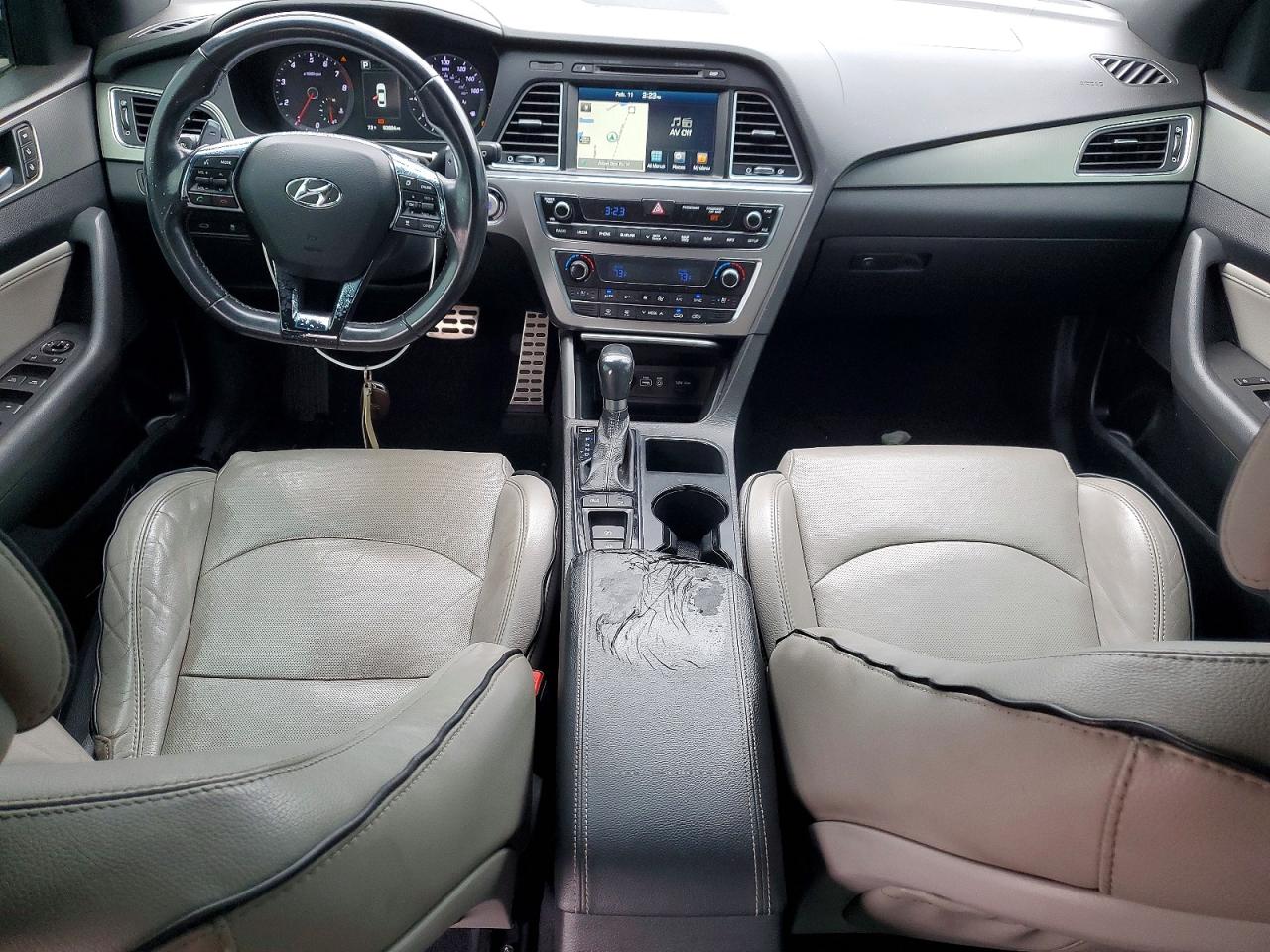 2015 Hyundai Sonata Limited 2.0t Brown vin: 5NPE34ABXFH229611