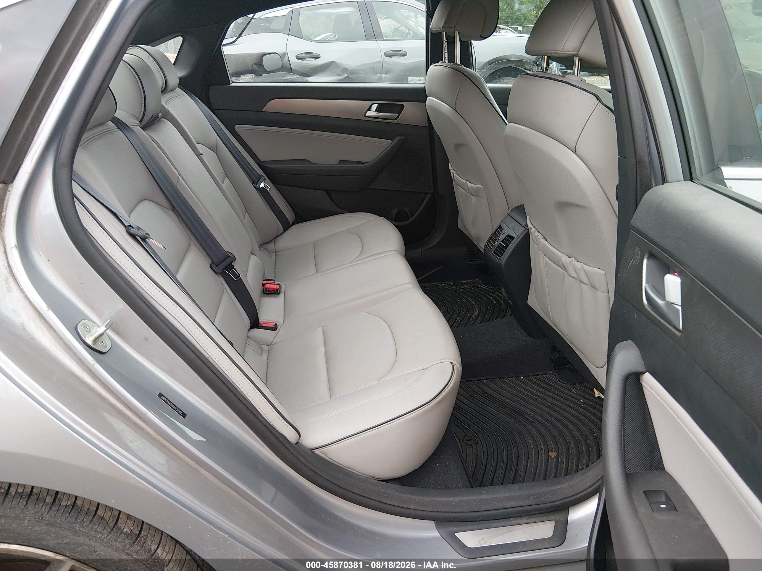 2015 Hyundai Sonata Sport 2.0t Silver vin: 5NPE34ABXFH234355